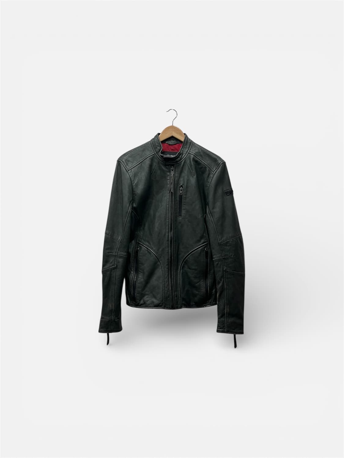 Vintage 티하 Tigha 양가죽 라이더 자켓 S 90-95 상품이미지1