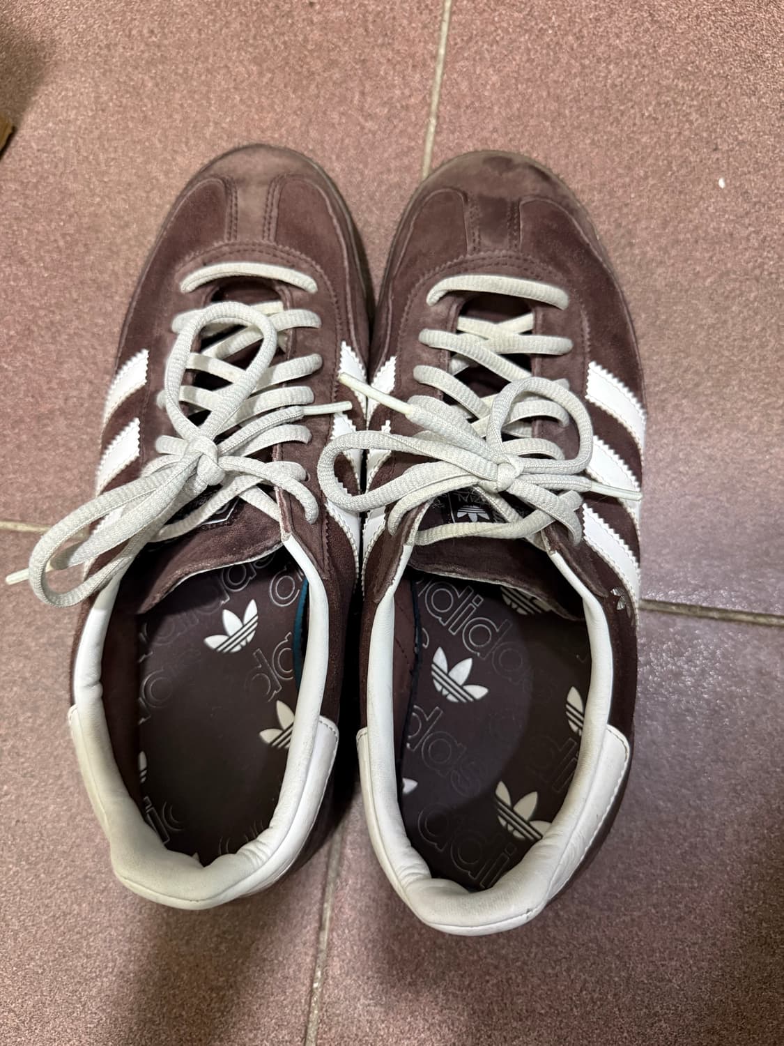 270)아디다스 스페지알 핸드볼 쉐도우 브라운 화이트 상품이미지3