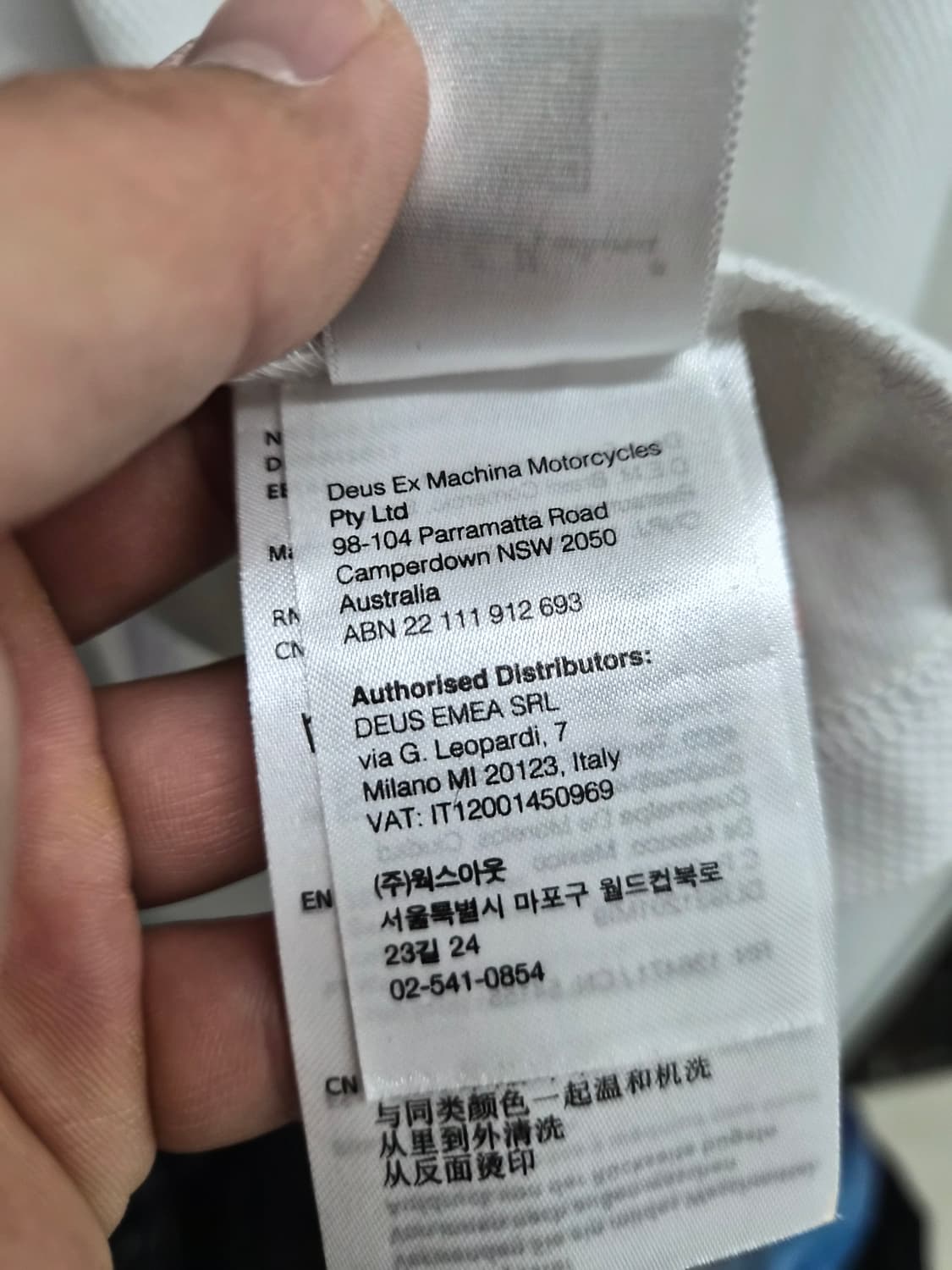 XXL) DEUS 데우스 서울한정 모터 져지 팝니다 상품이미지7