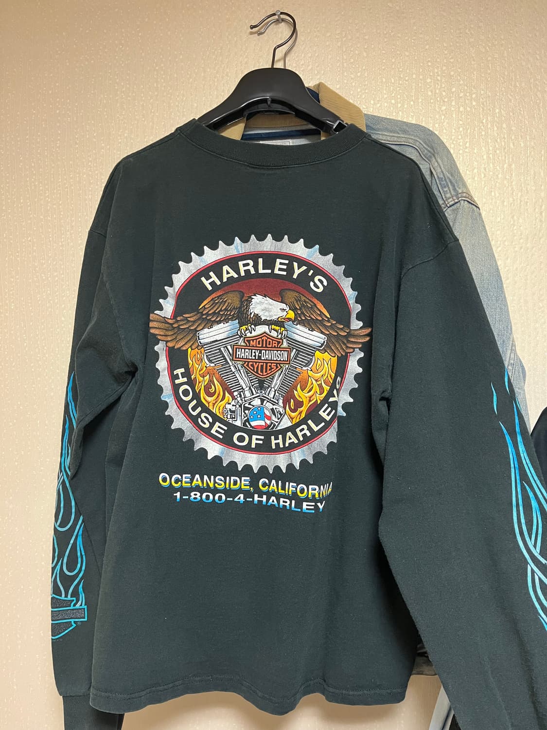 1996 할리데이비슨 플레임 롱슬리브 판매합니다 상품이미지2