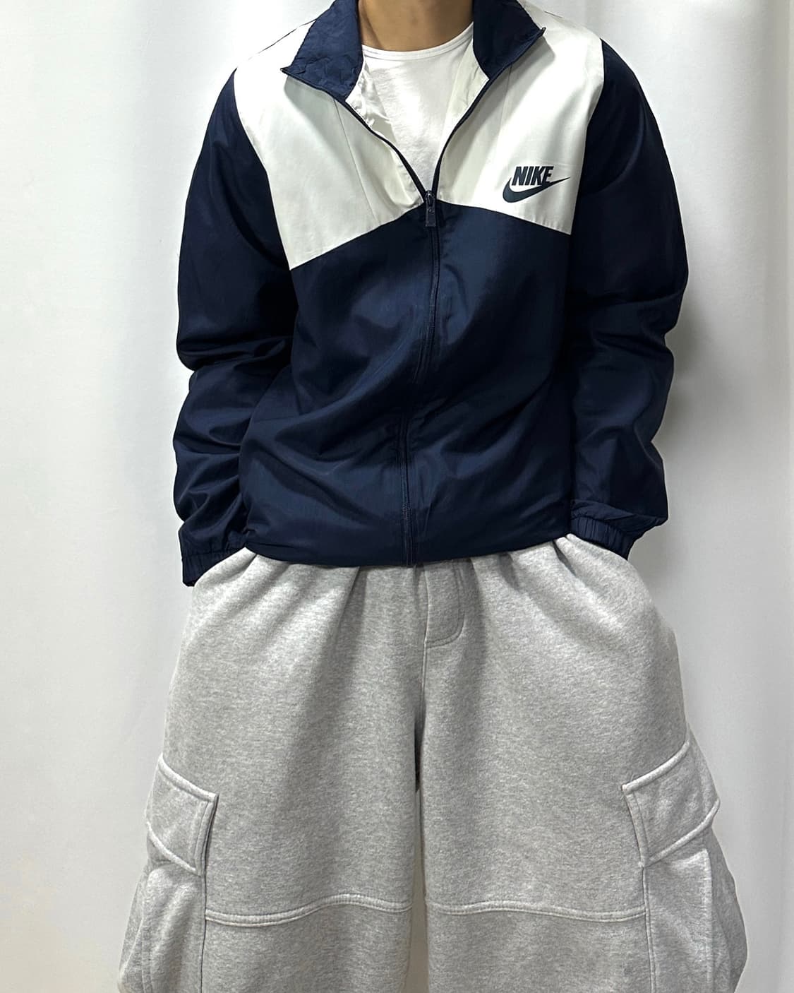 Nike 나이키 올드스쿨 배색 바람막이 상품이미지1