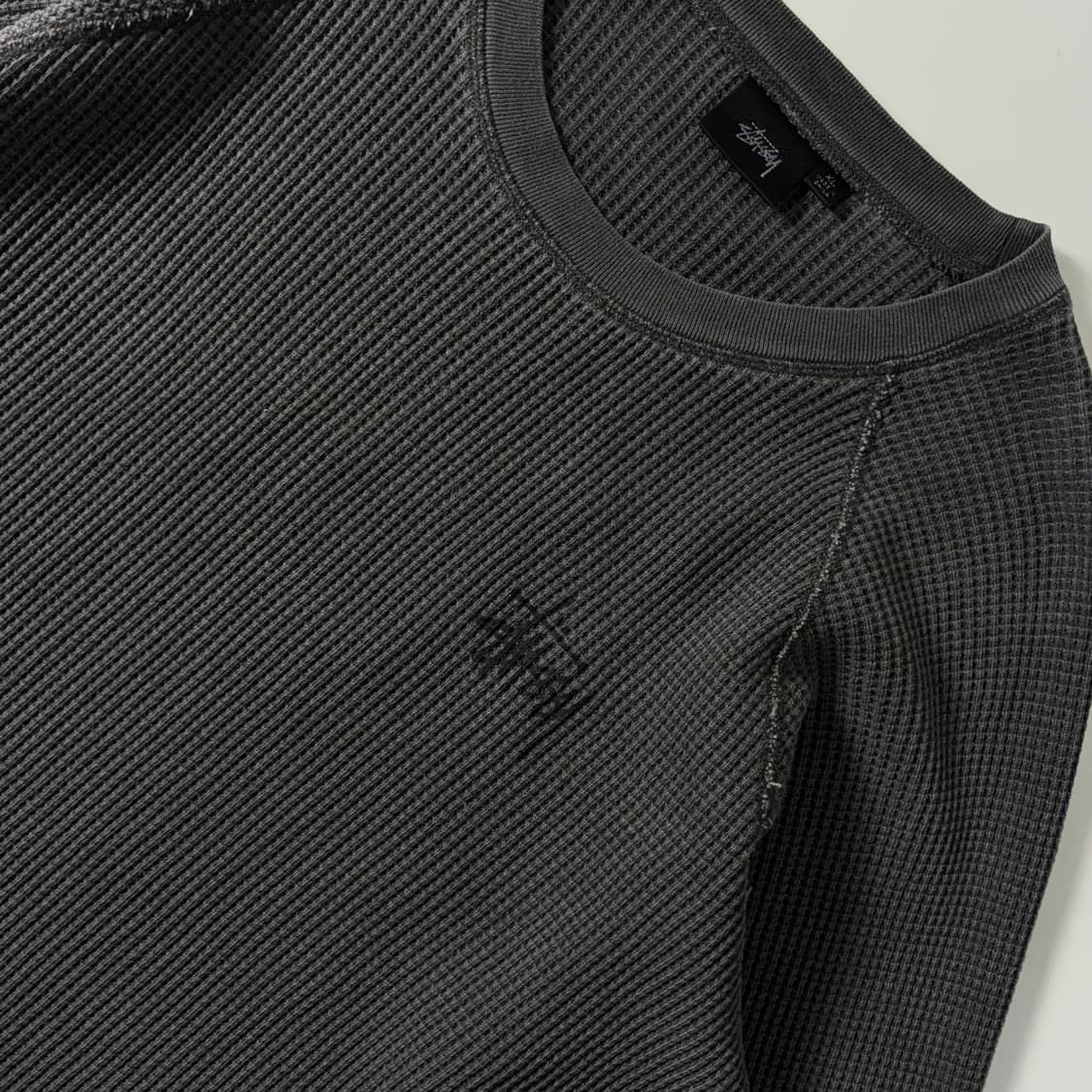 Stussy  스투시 래글런 써멀 롱슬리브 크루 워시드 니트  상품이미지5