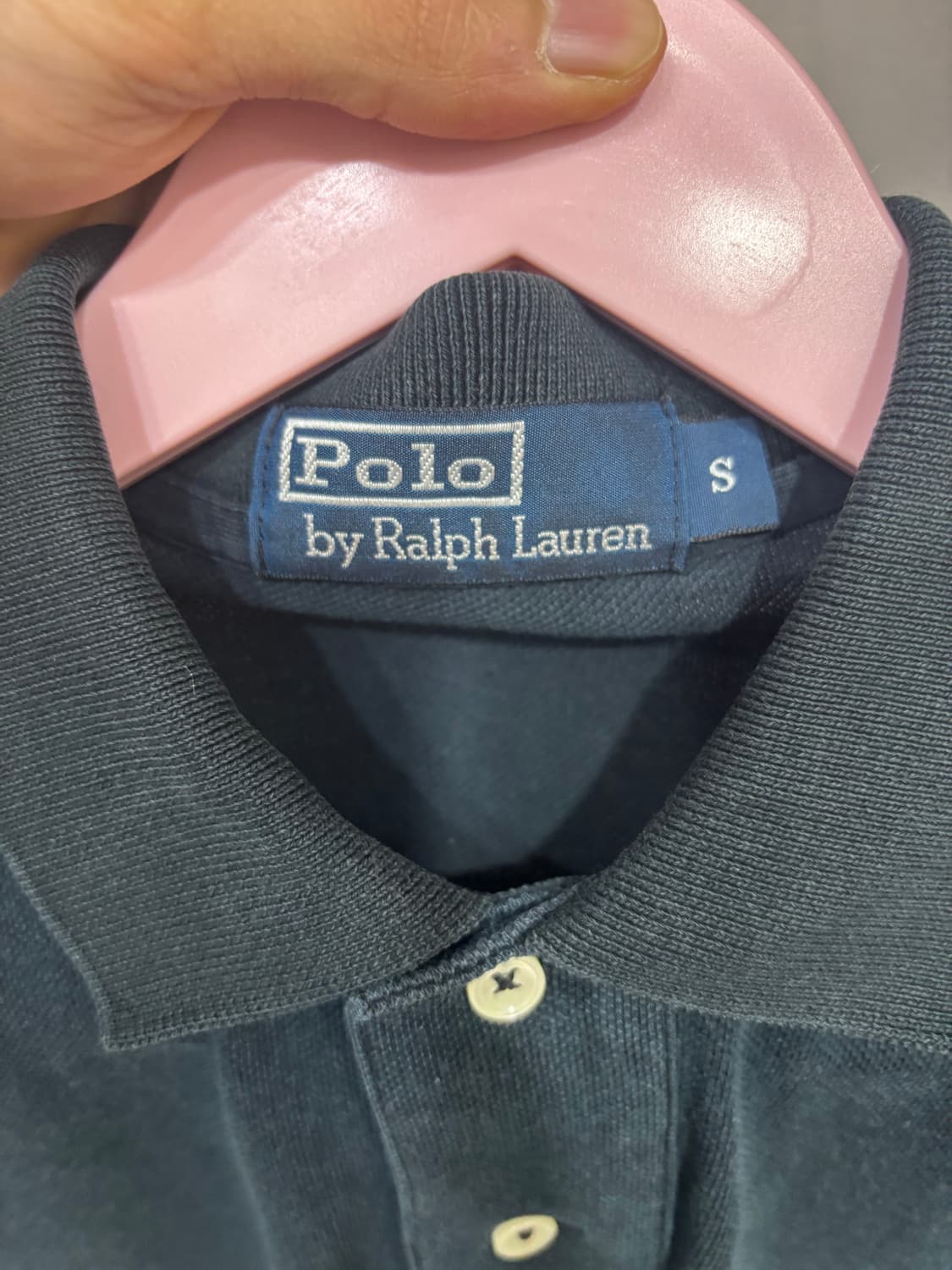 폴로 랄프로렌 긴팔 카라티 티셔츠 S 상품이미지5