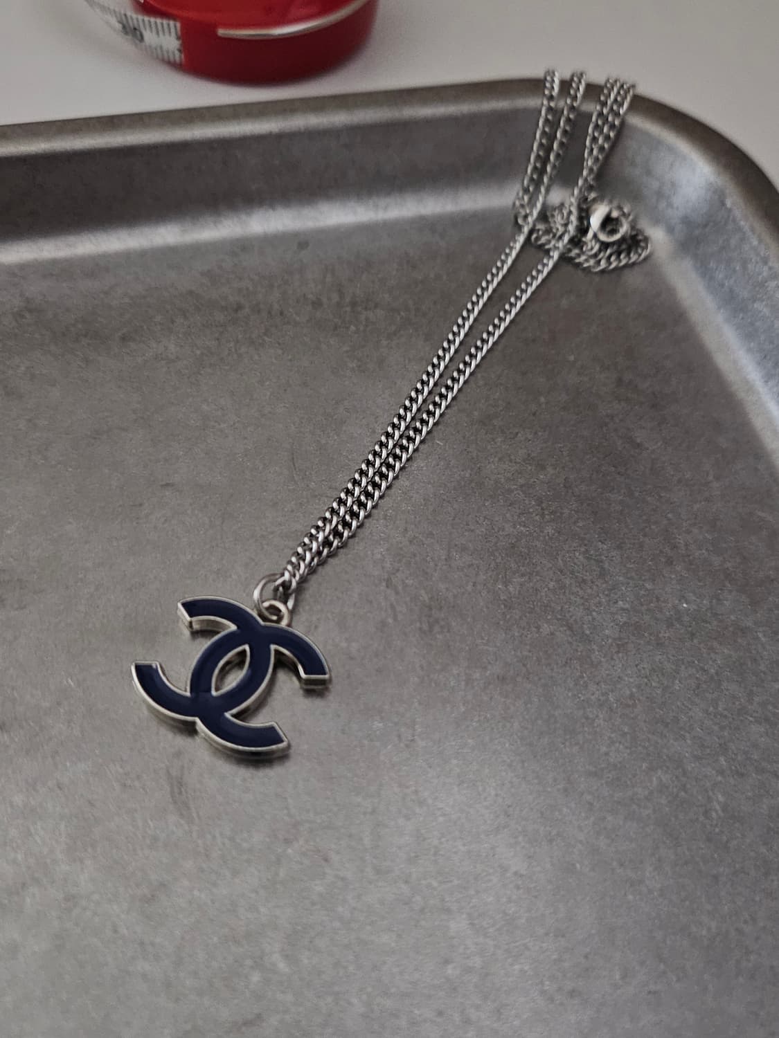 60 샤넬 빈티지 정품 목걸이 업사이클링 써지컬체인 상품이미지3