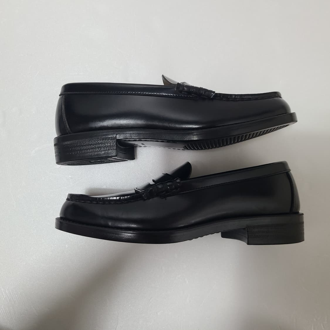 (250~255) 하루타 페니 로퍼 남성 블랙 구두 상품이미지4
