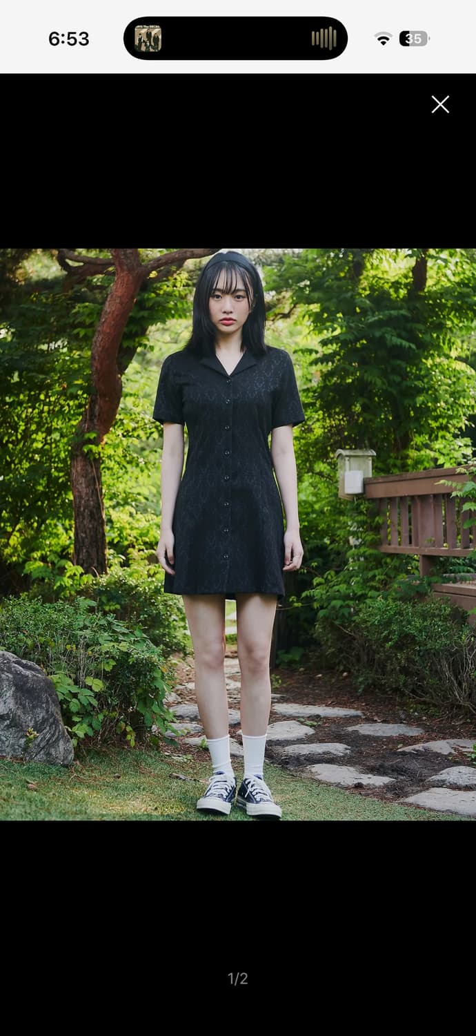 디어미 미니 원피스 블랙 상품이미지1