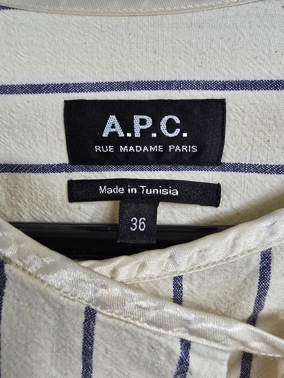 A.P.C 스트라이프 매듭 셔츠 (2027) 상품이미지3