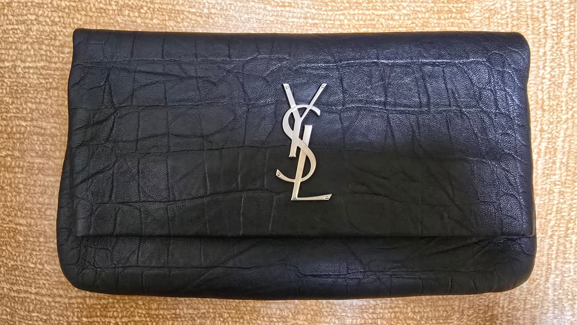 생로랑 크로커다일 폴딩 클러치 상품이미지1