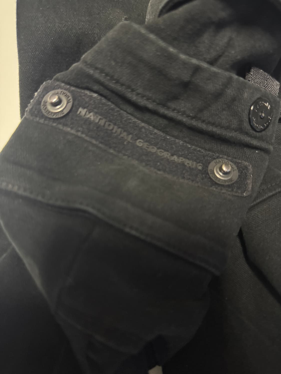 내셔널지오그래픽 21년도 블랙 카고 조거팬츠 33인치 상품이미지3