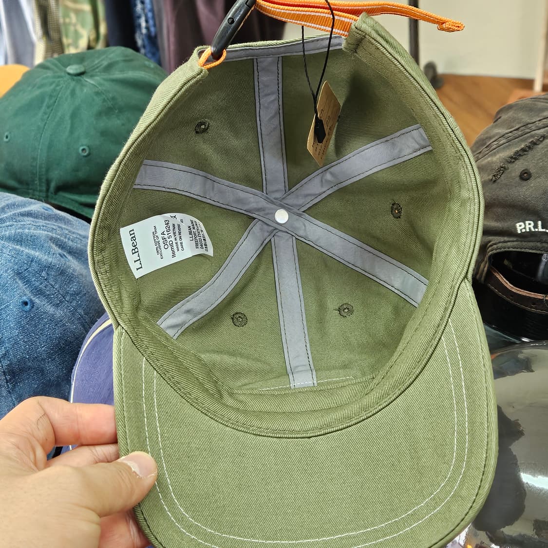 엘엘빈 가죽패치 아웃도어 볼캡 상품이미지3