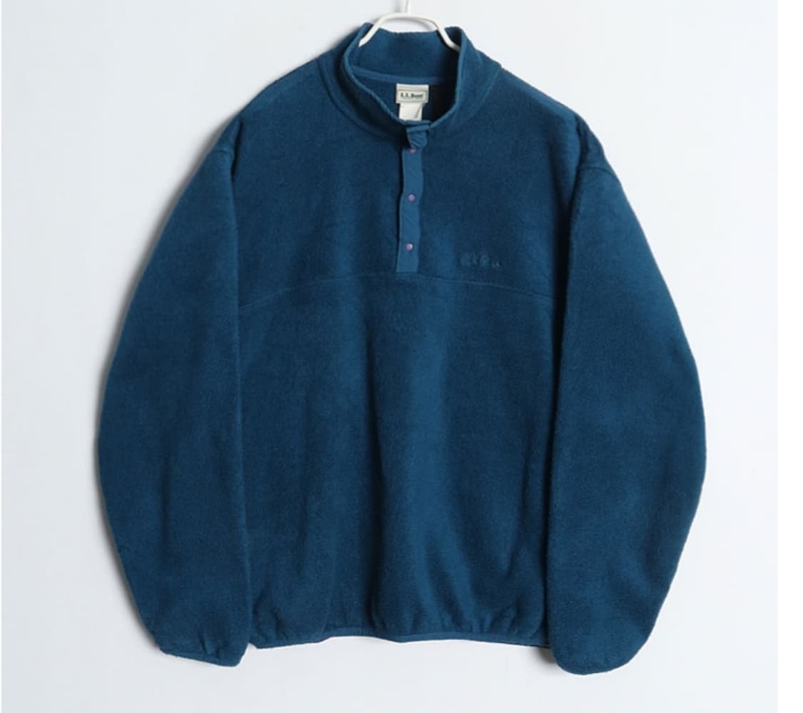 80's 엘엘빈 플리스 스냅 셔츠 상품이미지2