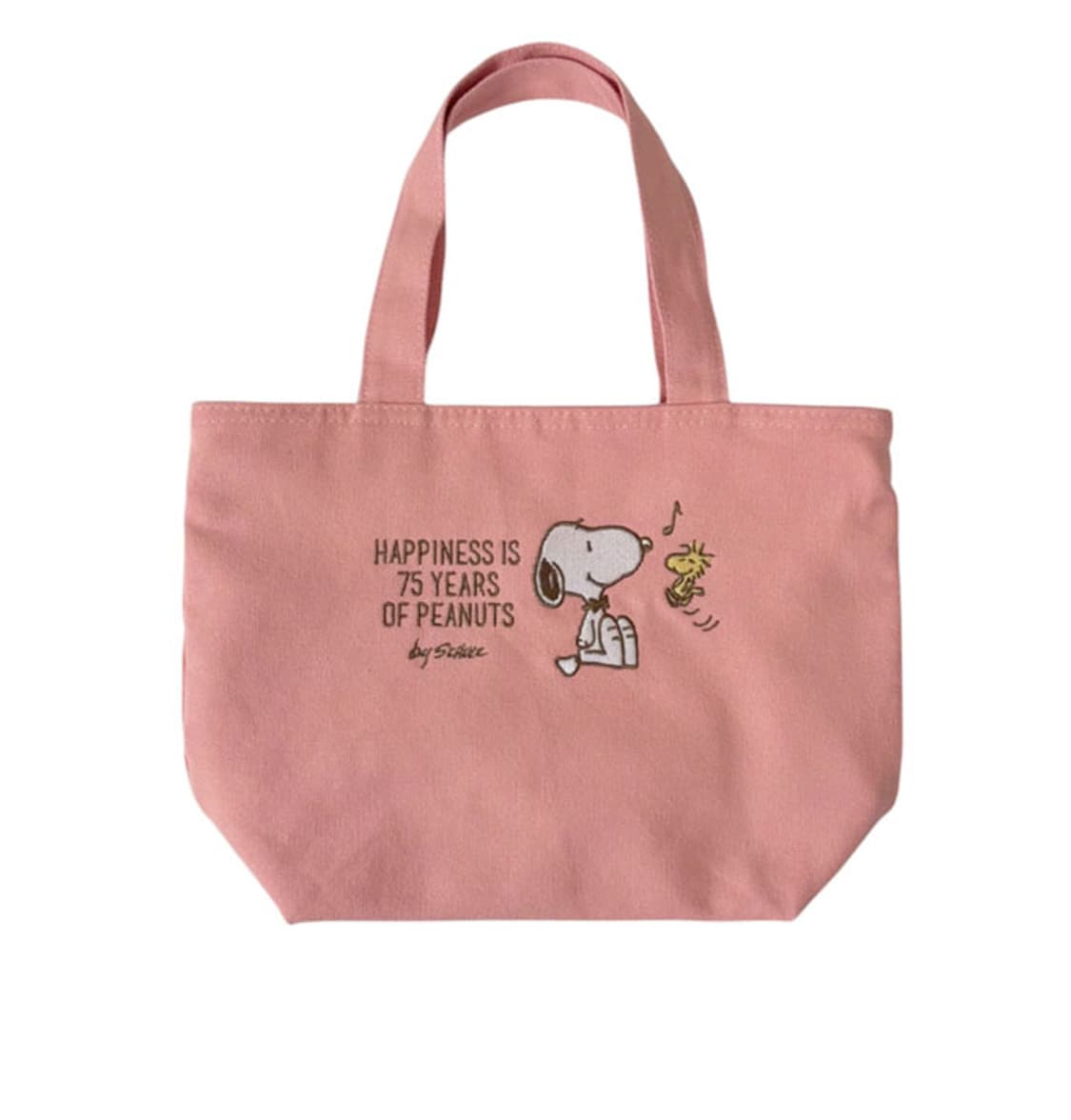 PEANUTS 75주년 런치 토트백 (스누피&우드스톡) 상품이미지1