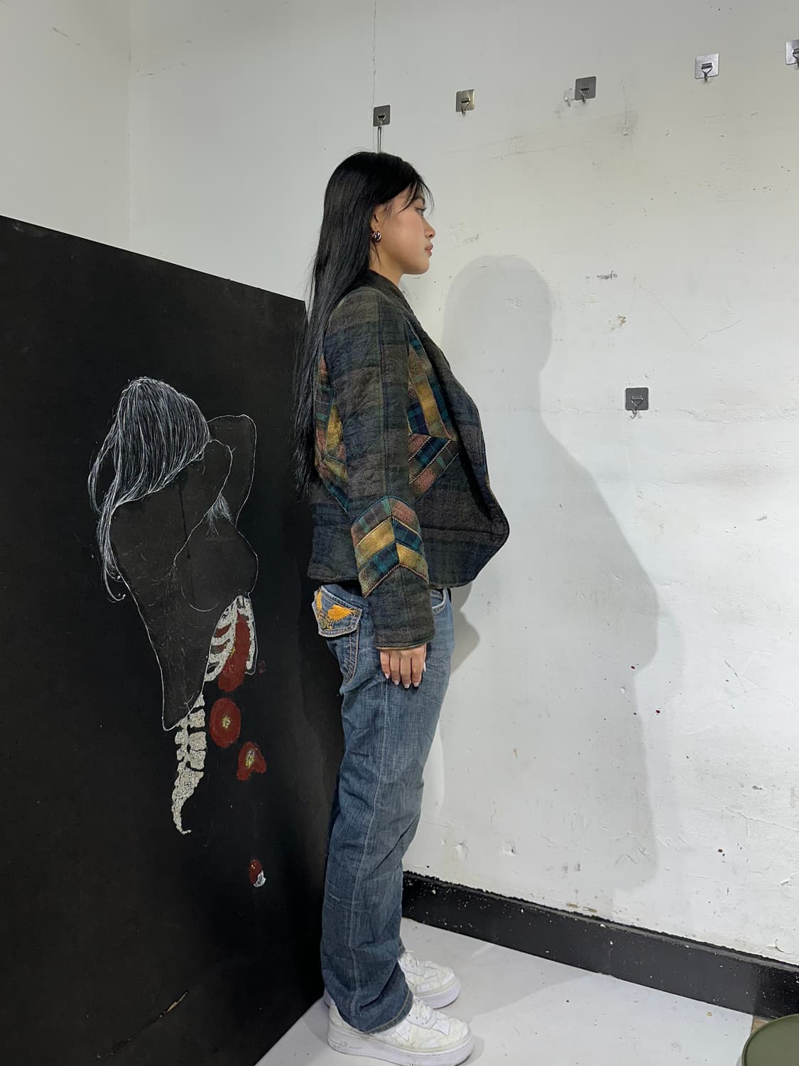 Jpn 일본빈티지 이자벨마랑 아카이브 패치 투버튼 자켓 상품이미지2