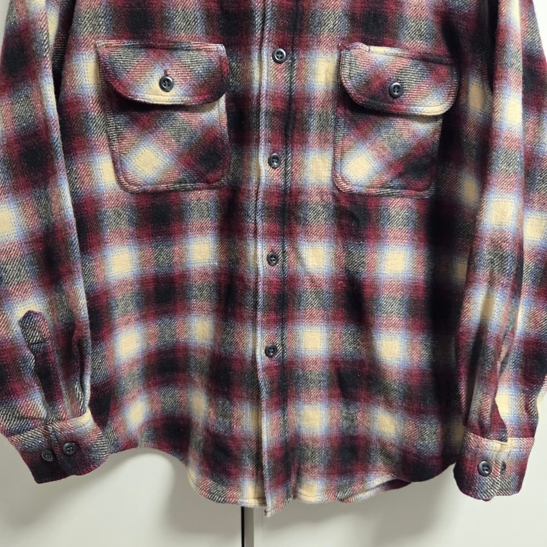 Big John 빅존 재팬 울 플란넬 체크 셔츠 L(100) 상품이미지4