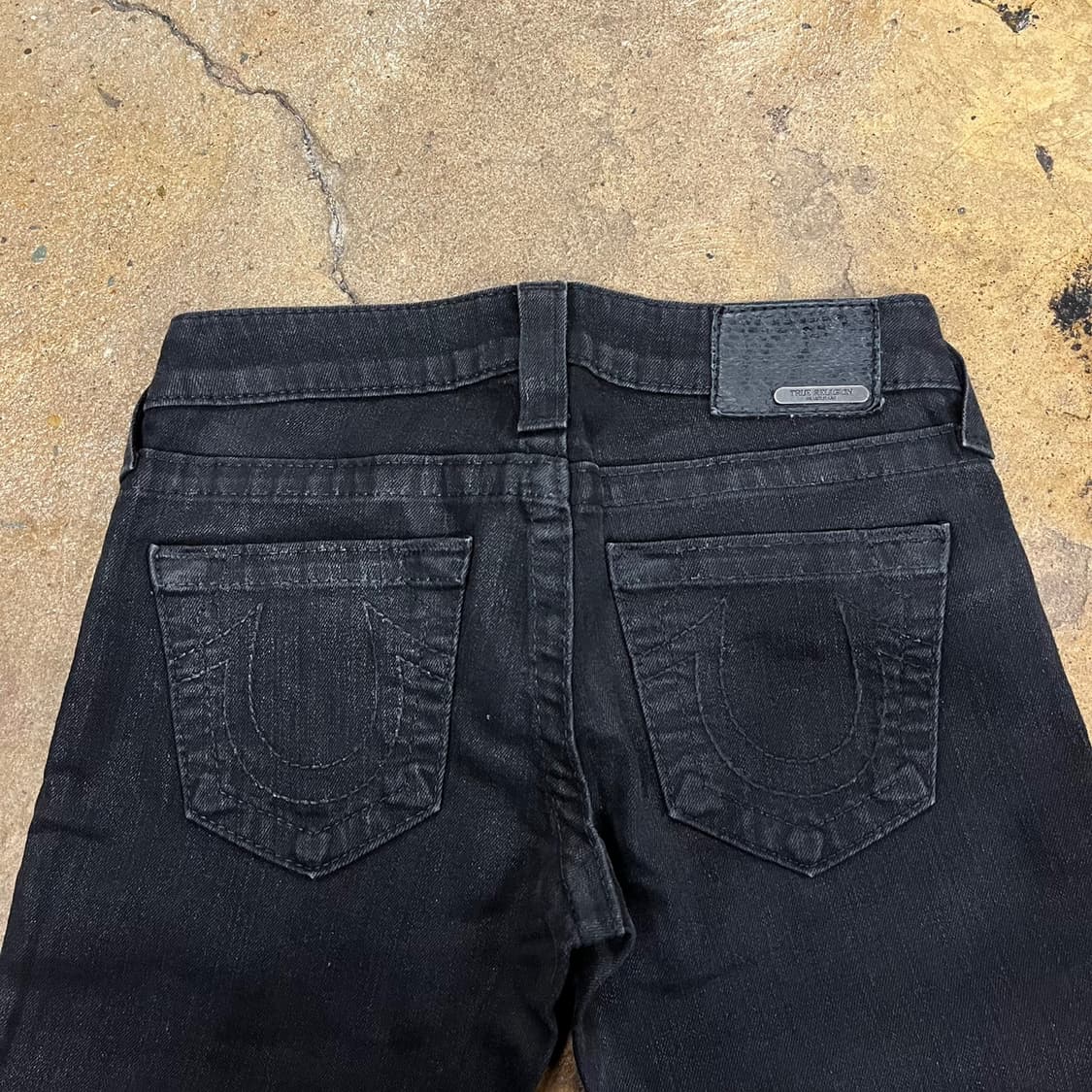 [정품/25] 트루릴리젼 블랙 데님 바지 b18 상품이미지4