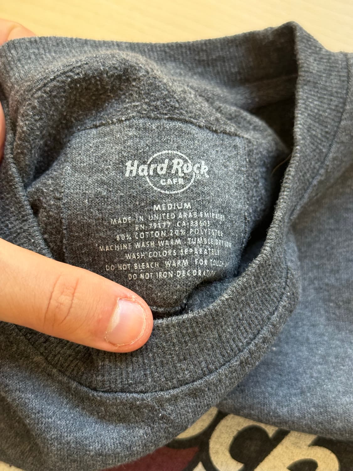 Hard Rock Cafe Hollywood Sweatshirt 상품이미지3