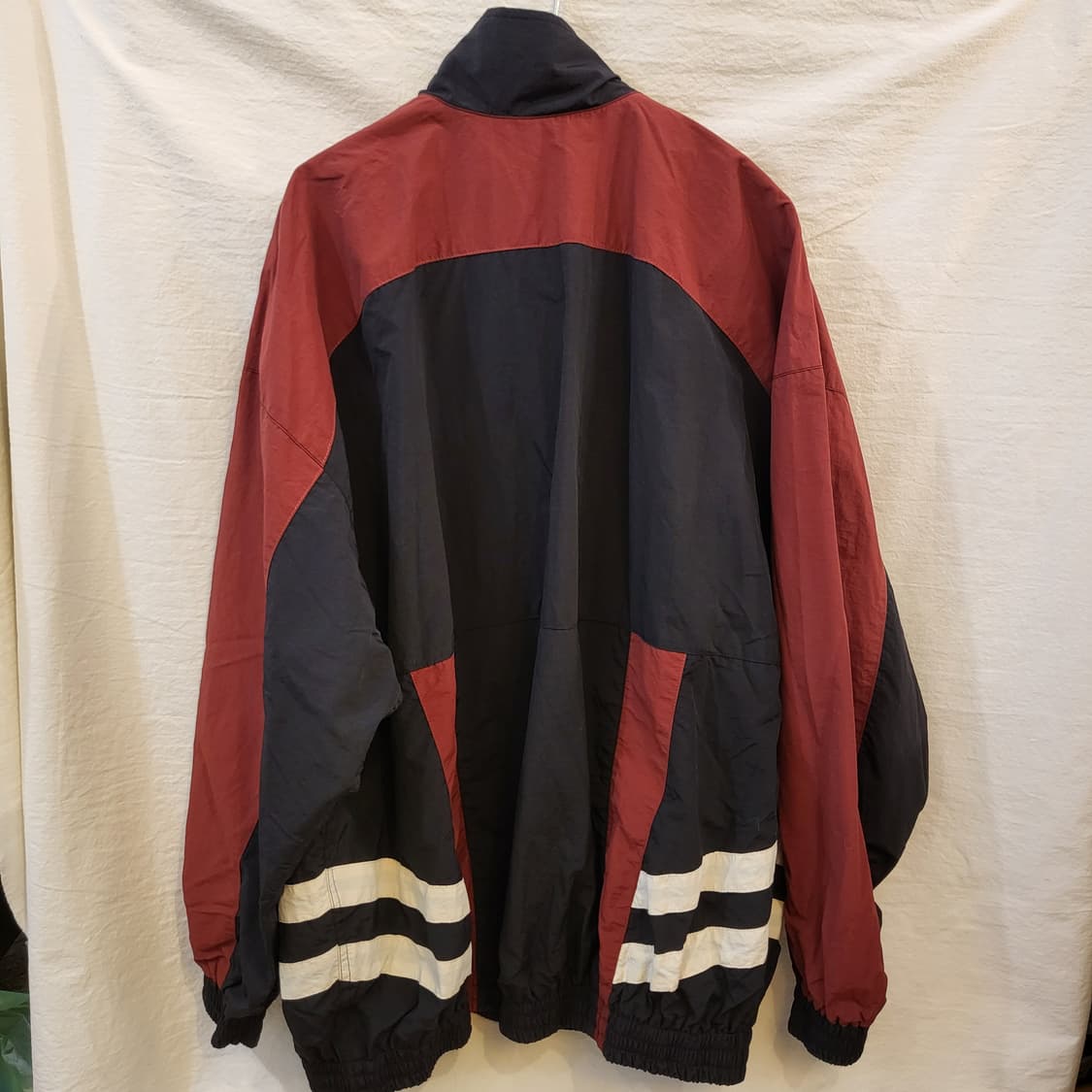 DNSR 블랙/레드 바람막이 트랙 집업자켓 상품이미지5