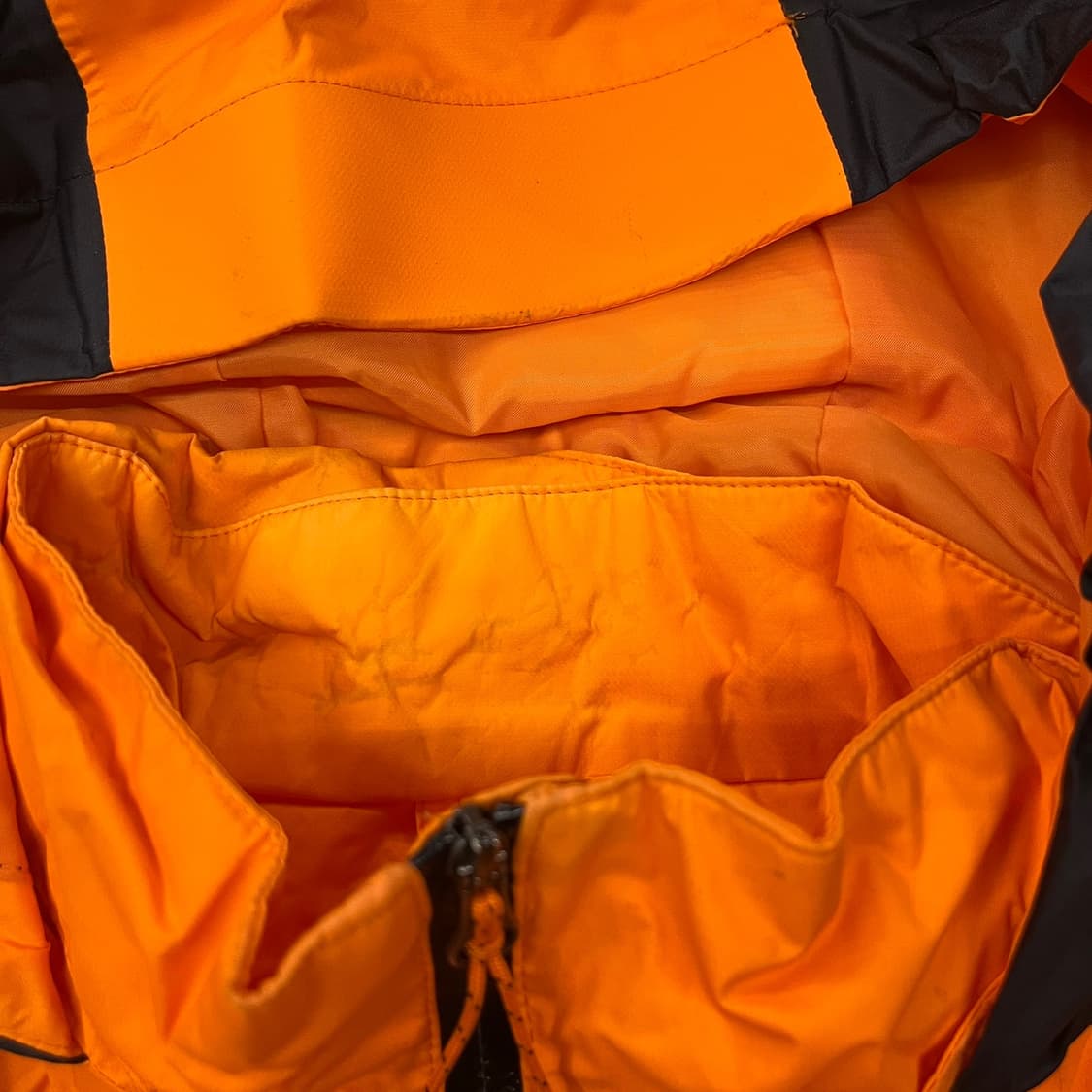 [정품/XL] 노스페이스 오렌지 블랙 바람막이 자켓 b17 상품이미지8