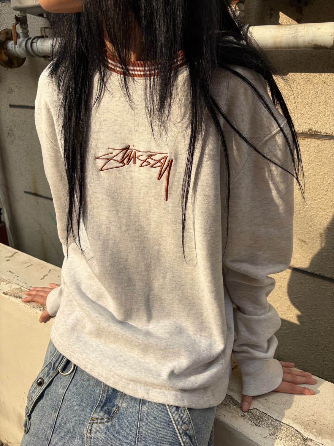 스투시 오버핏 스웻셔츠 상품이미지7