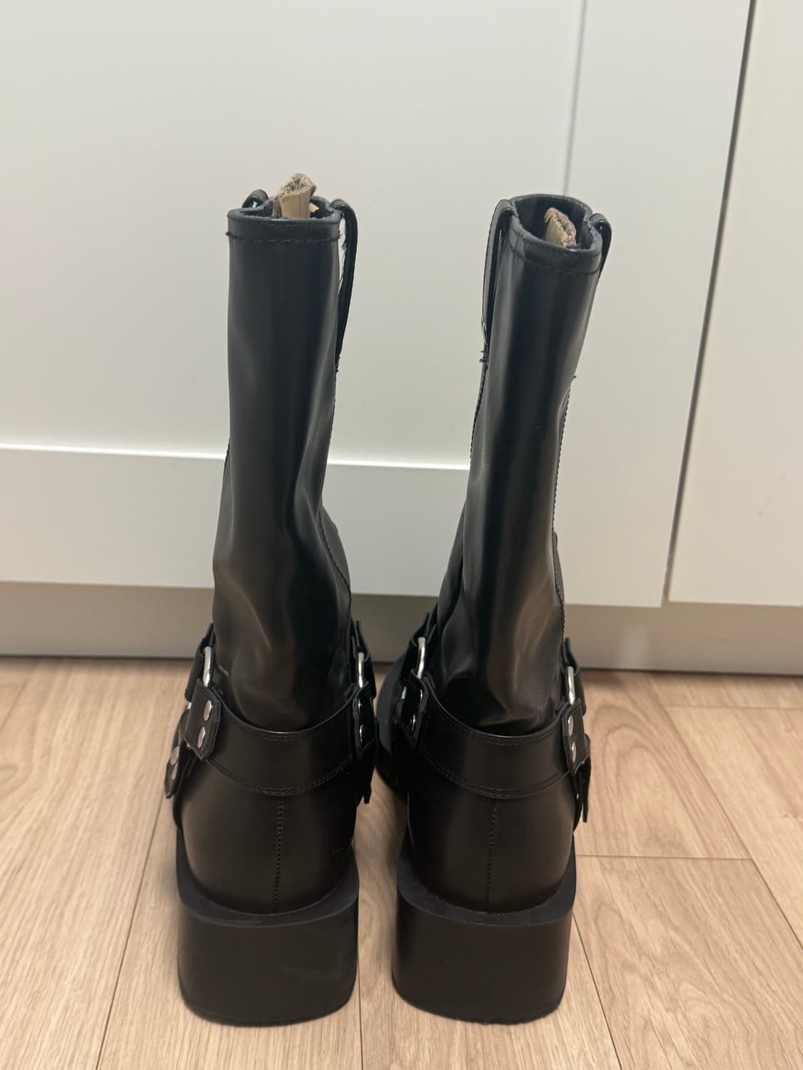 자라 플랫바이커 앵클 부츠 상품이미지6