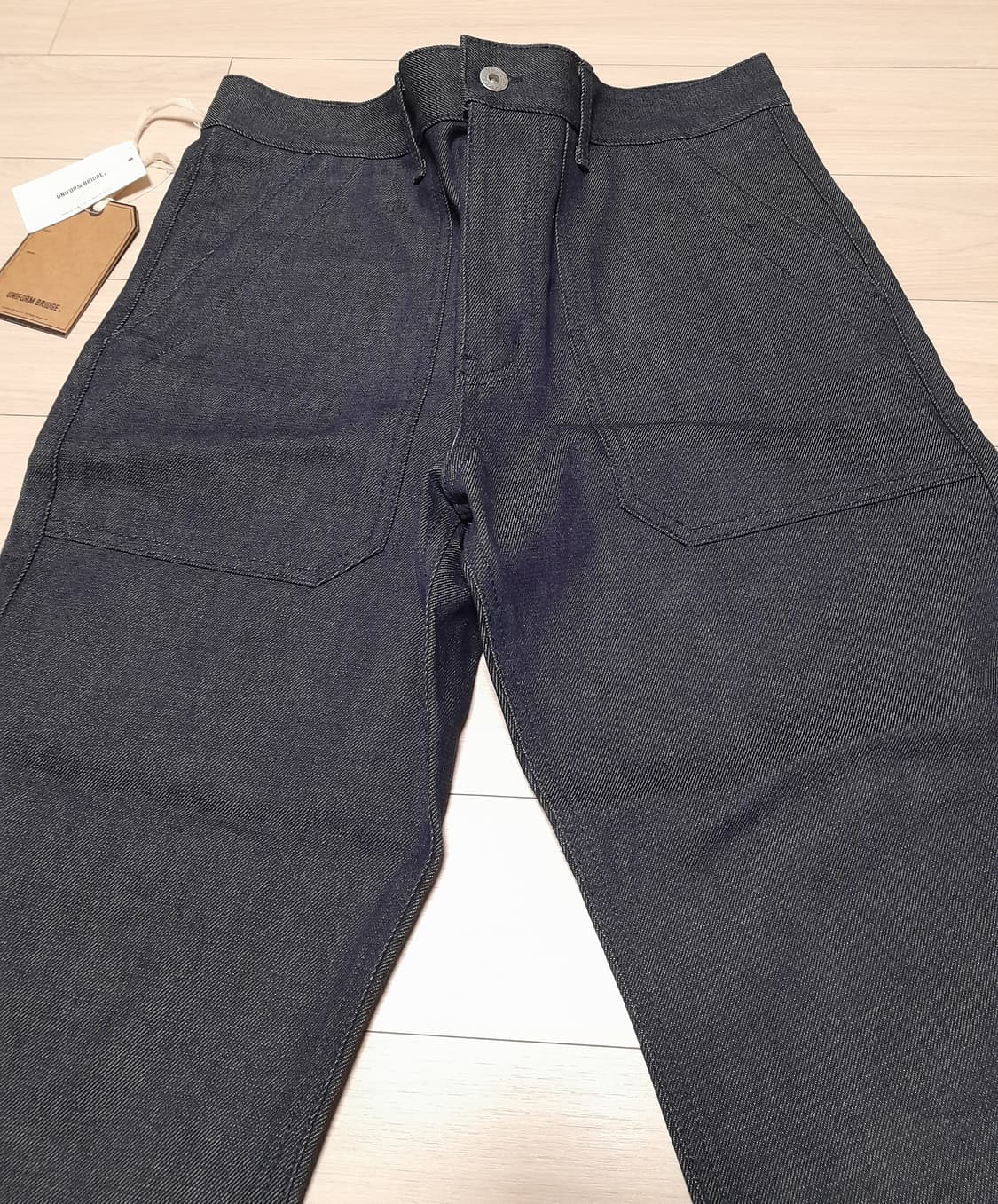 💥(새상품) 유니폼브릿지 데님 퍼티그 팬츠 (M)
 상품이미지3