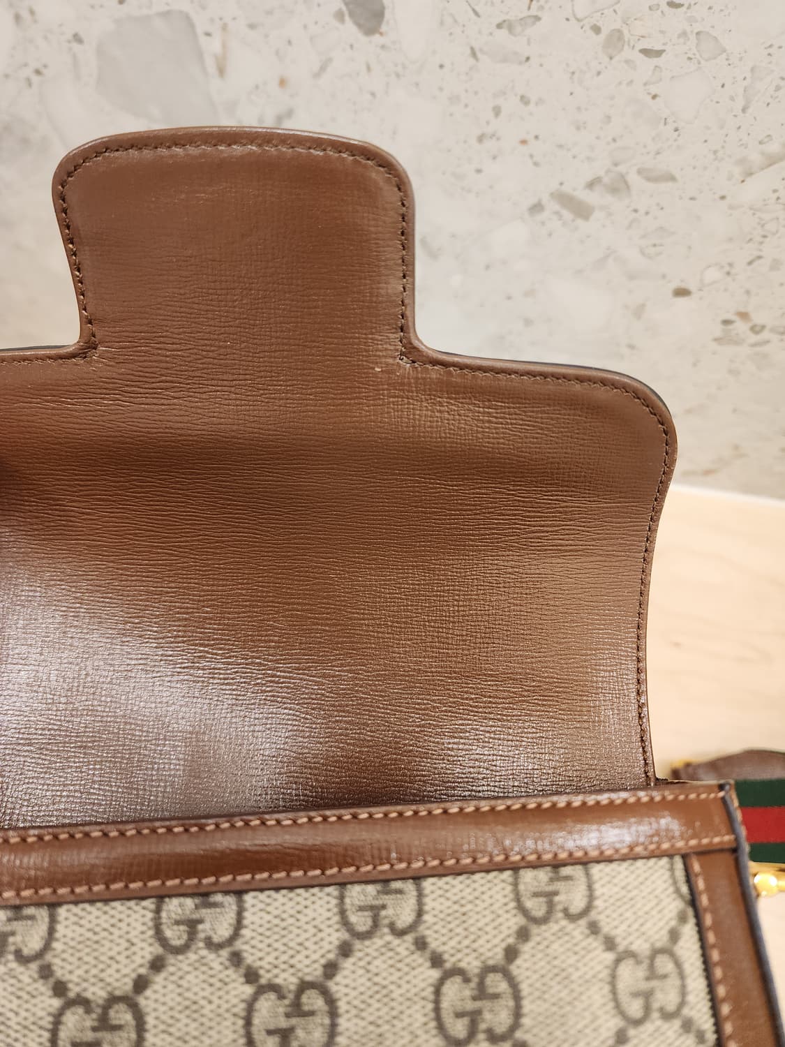 구찌 658574 1955 홀스빗 미니 크로스백 브라운 상품이미지7