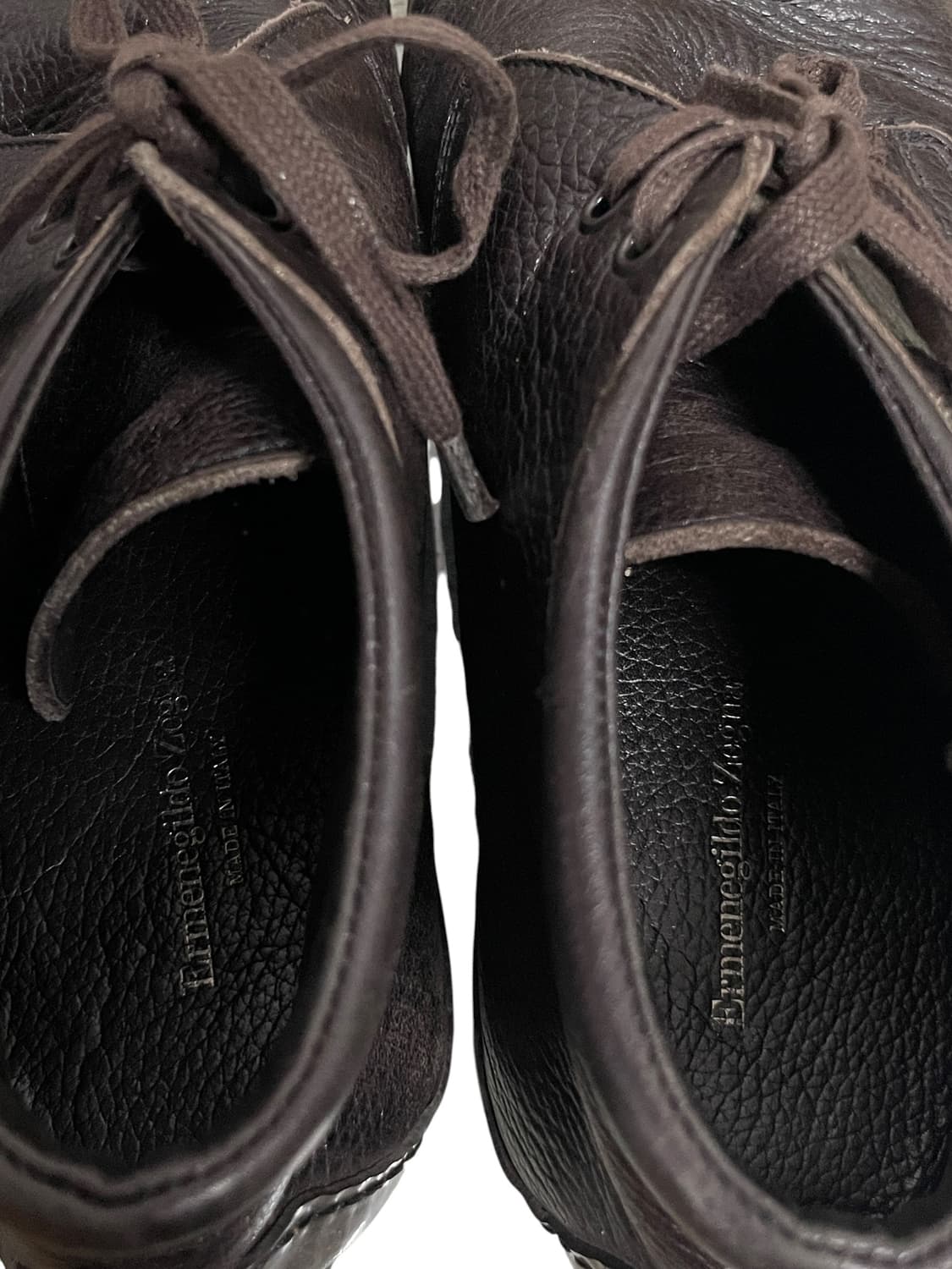 Ermenegildo Zegna Leather Driving Shoes 상품이미지8