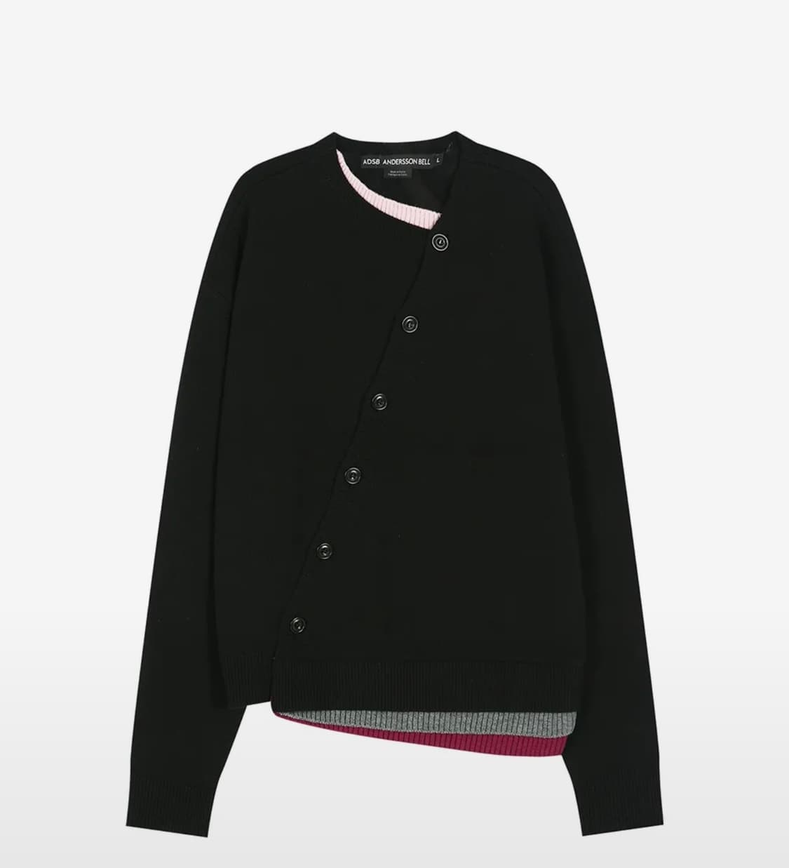 앤더슨벨 LAYERED CARDIGAN atb1433m(BLACK) 상품이미지3