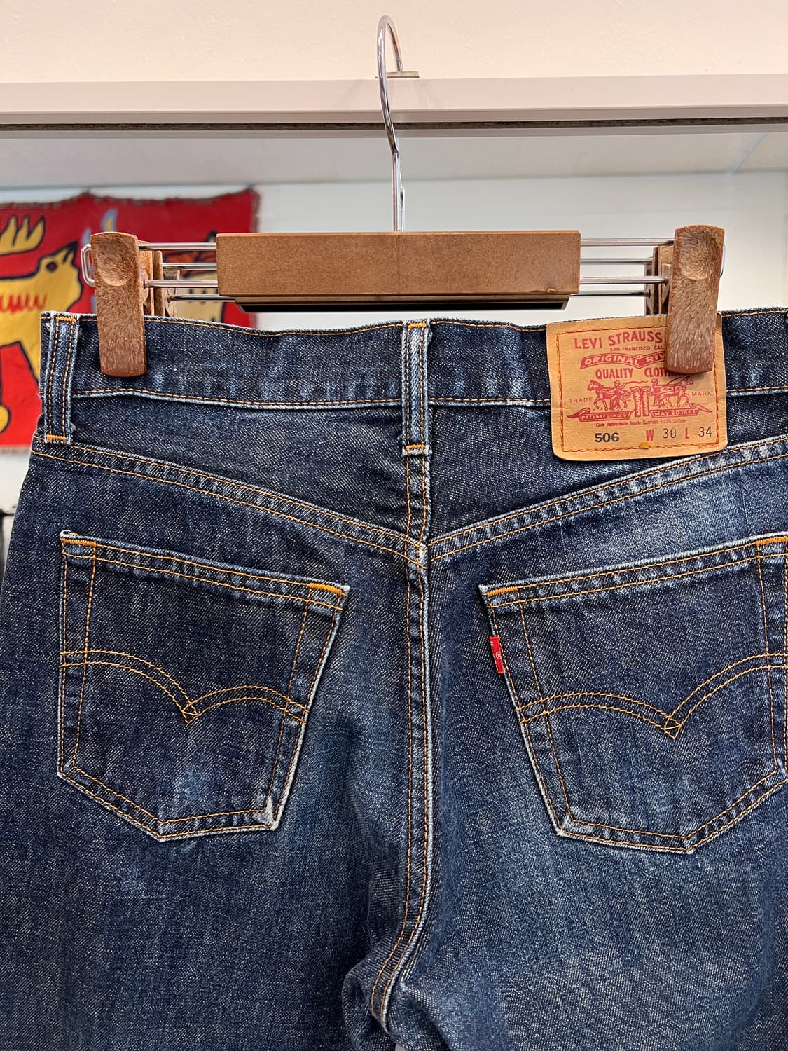 00s Levis 리바이스 506 데님 팬츠 (29inch) 상품이미지6