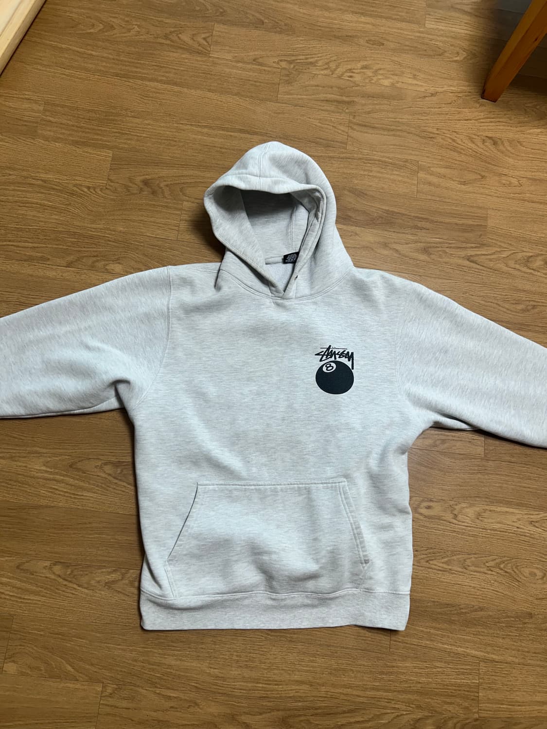 스투시 8볼 애쉬헤더 후드티 L no 상품이미지3