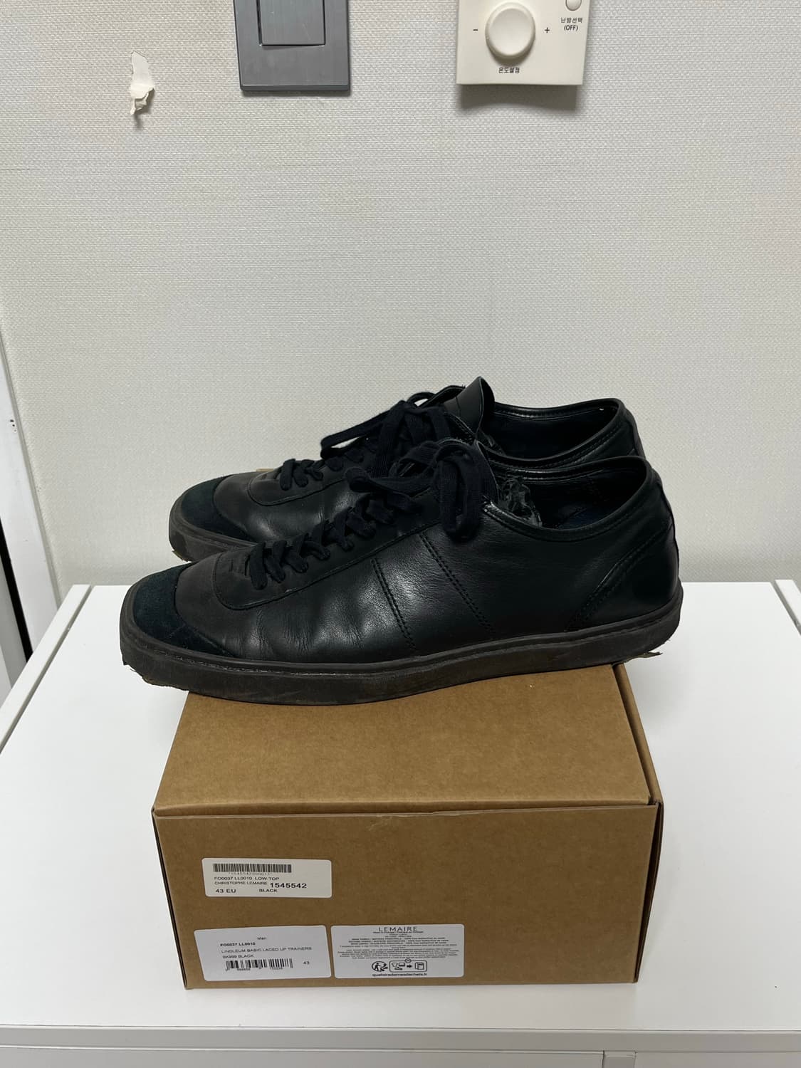 르메르 리놀륨 레이스업 스니커즈 43 상품이미지2