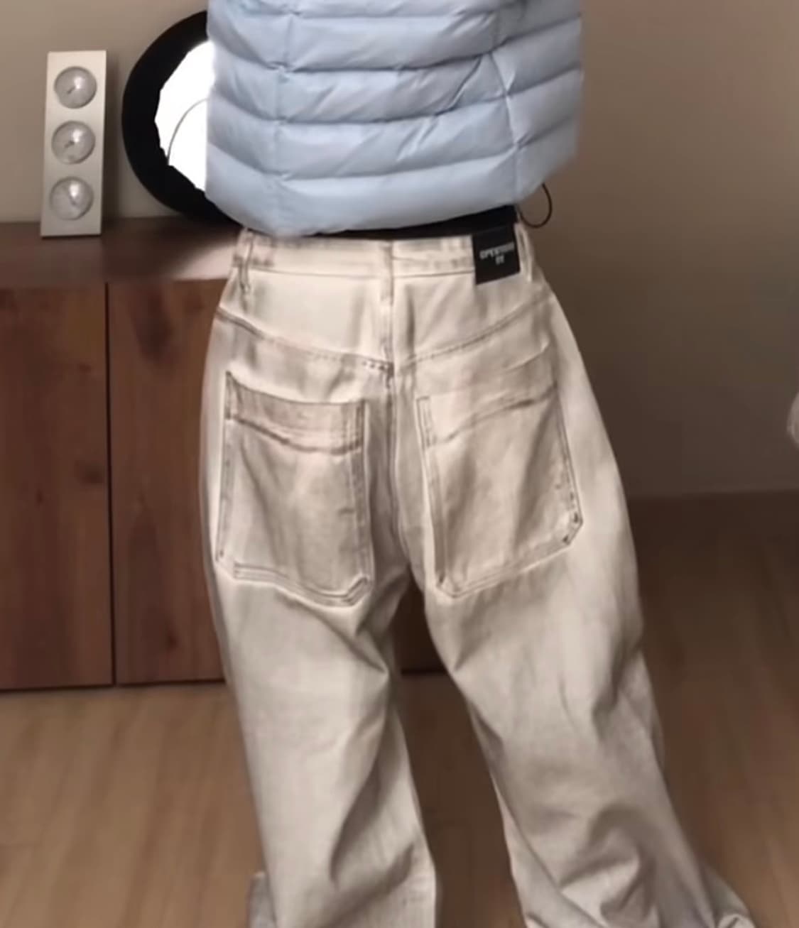 OY RAW HEM STITCHED WIDE VOLUME PANTS 상품이미지4