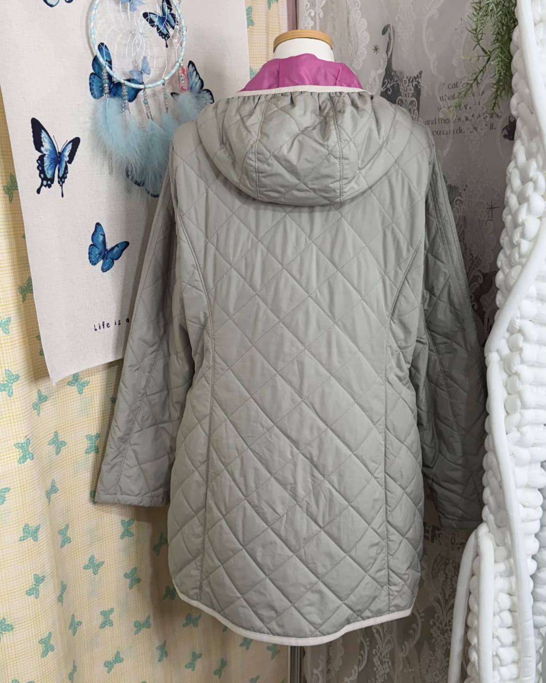 아디다스 연카키 퀼팅 후드 자켓 상품이미지6