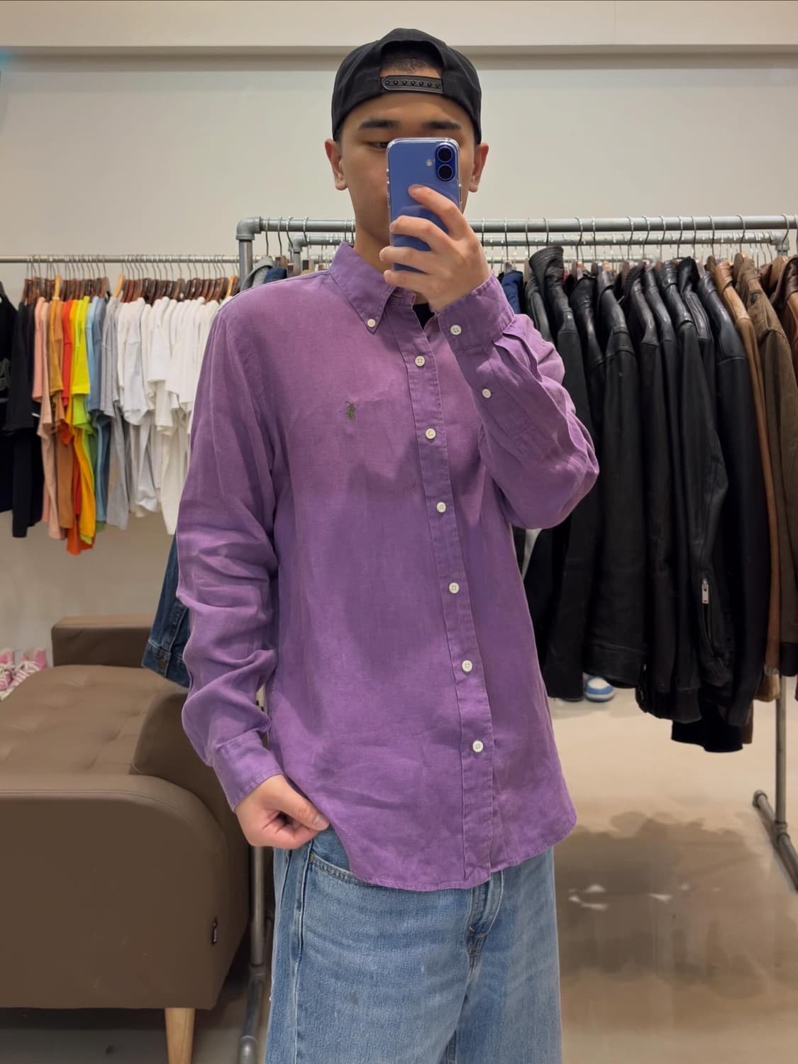폴로 랄프로렌 린넨 셔츠 상품이미지7