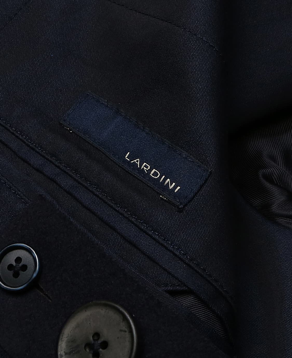 라르디니 [Lardini] 네이비 코튼 스탠다드 이탈리아 트렌치코트 상품이미지6