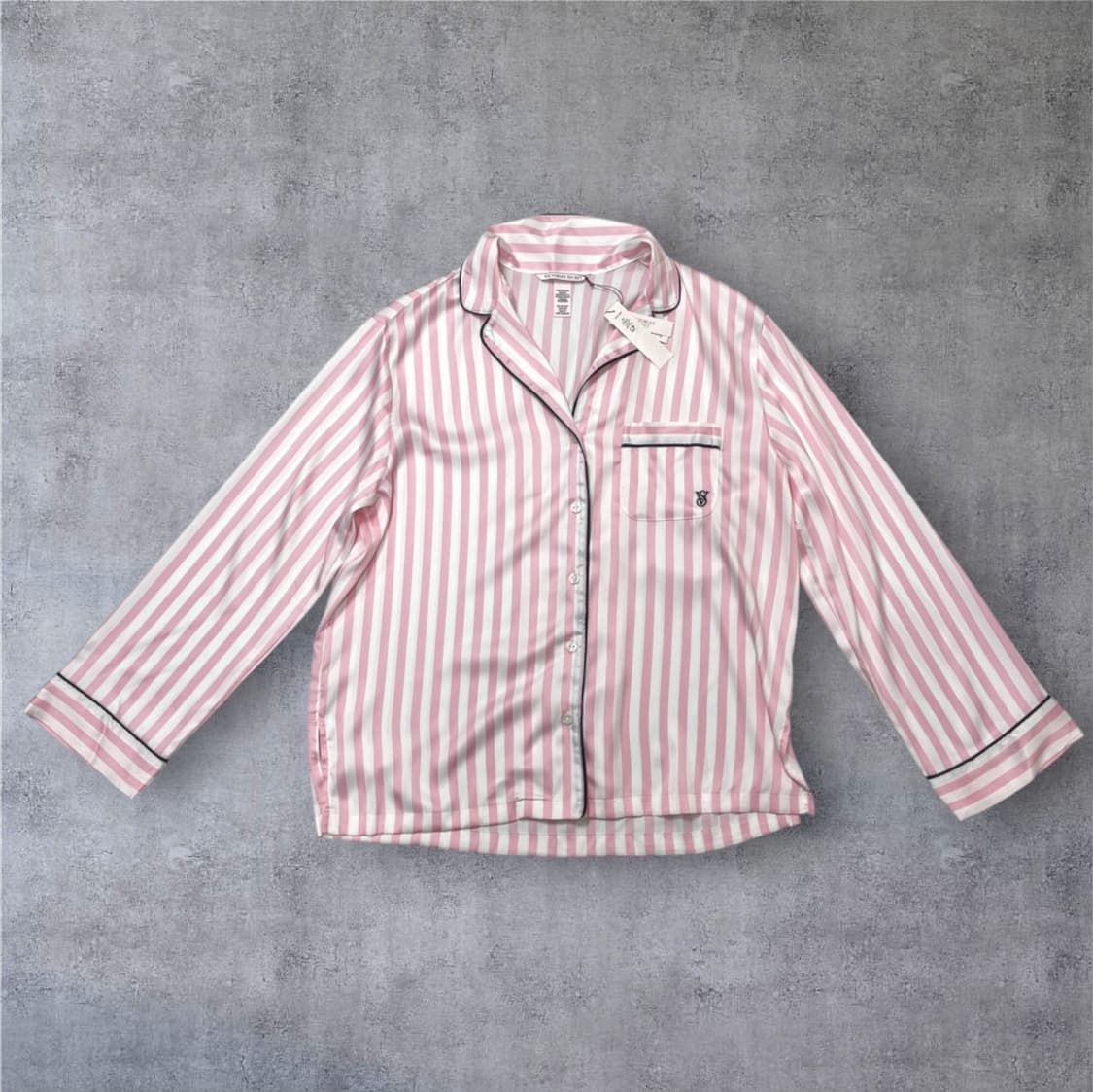 빅토리아시크릿 핑크 스트라이프 파자마 세트 XS 상품이미지2