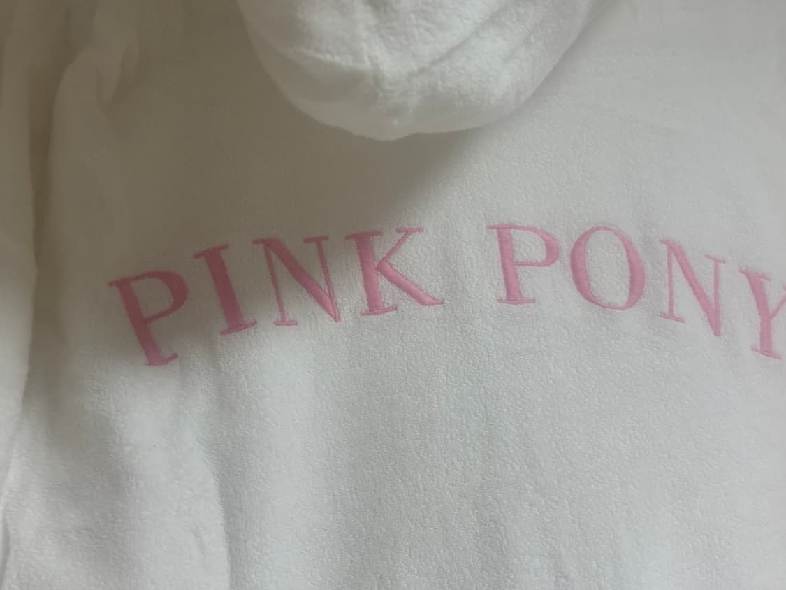 레전드매물 폴로 빅포니 화이트 핑크 후드집업 상품이미지2