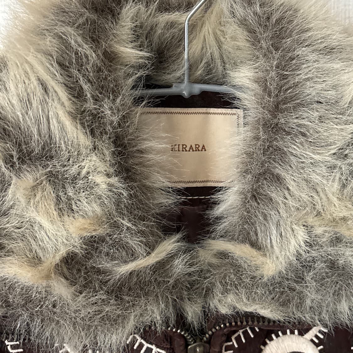 빈티지 보헤미안 에스닉무드 브라운 털조끼 베스트 상품이미지2