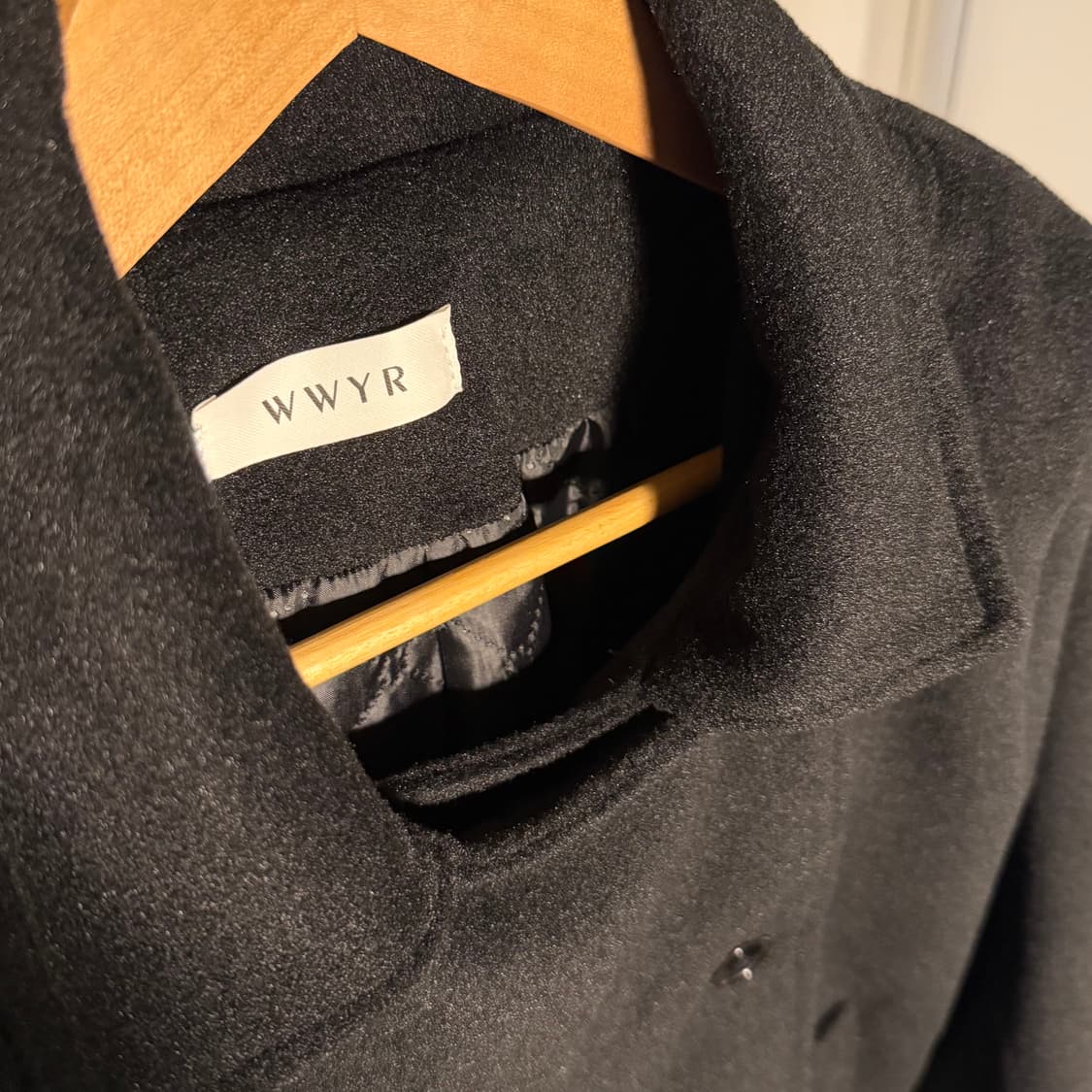 black double short coat 상품이미지3