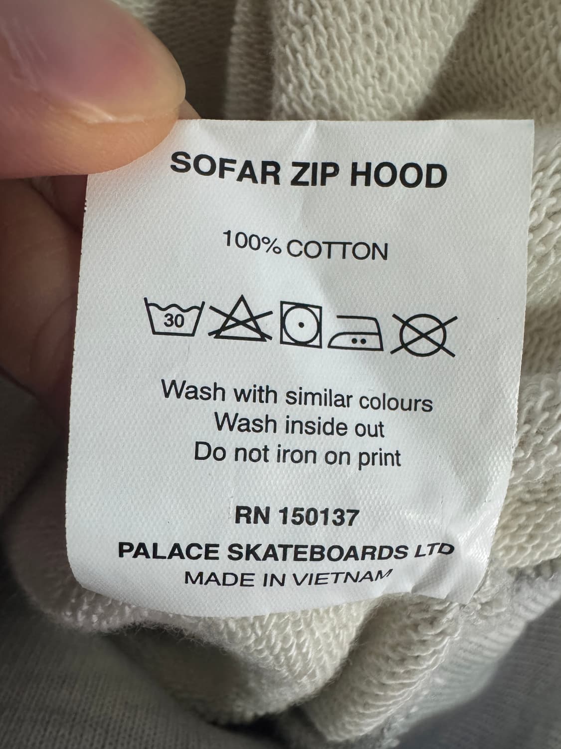 정품!! 팔라스 PALACE 스몰 로고 후드집업 M ~ L 상품이미지5