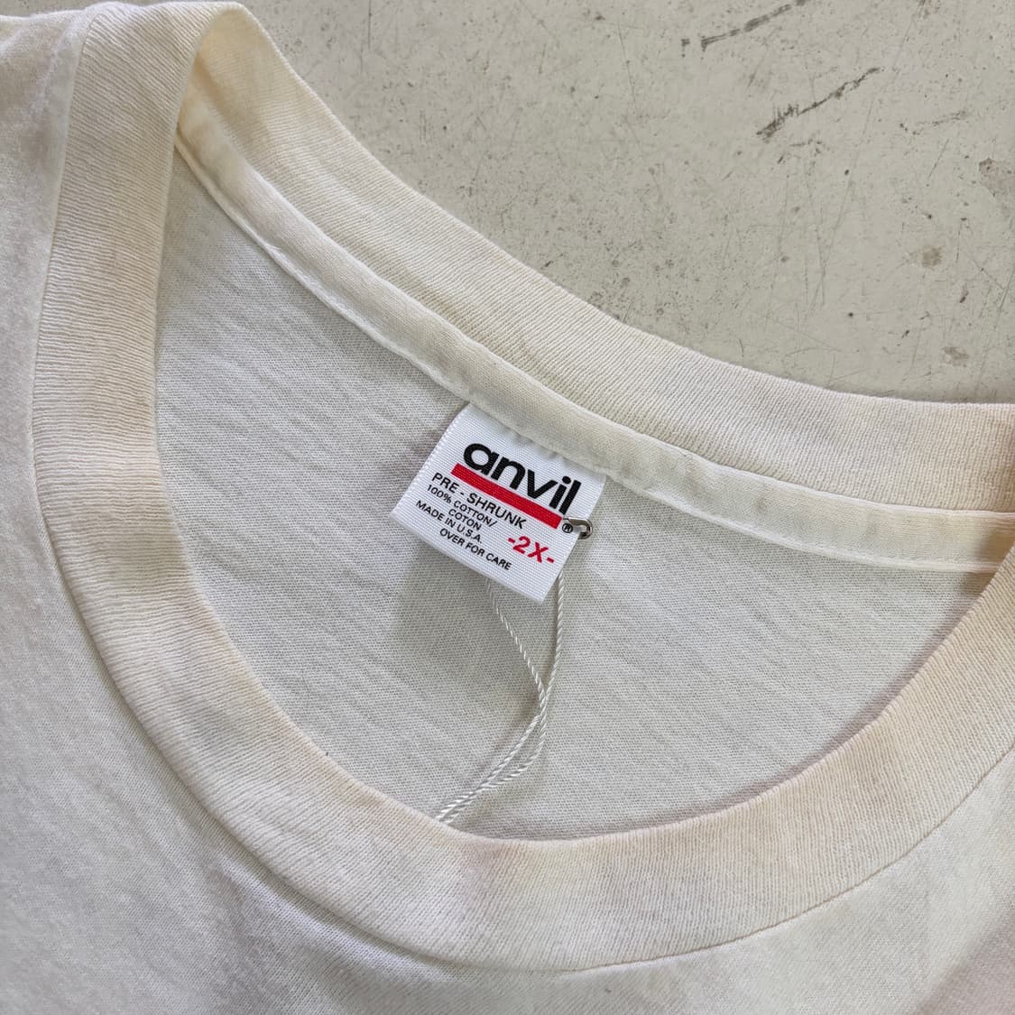 90s USA Eye On Survival 빈티지 반팔티 2XL 상품이미지9