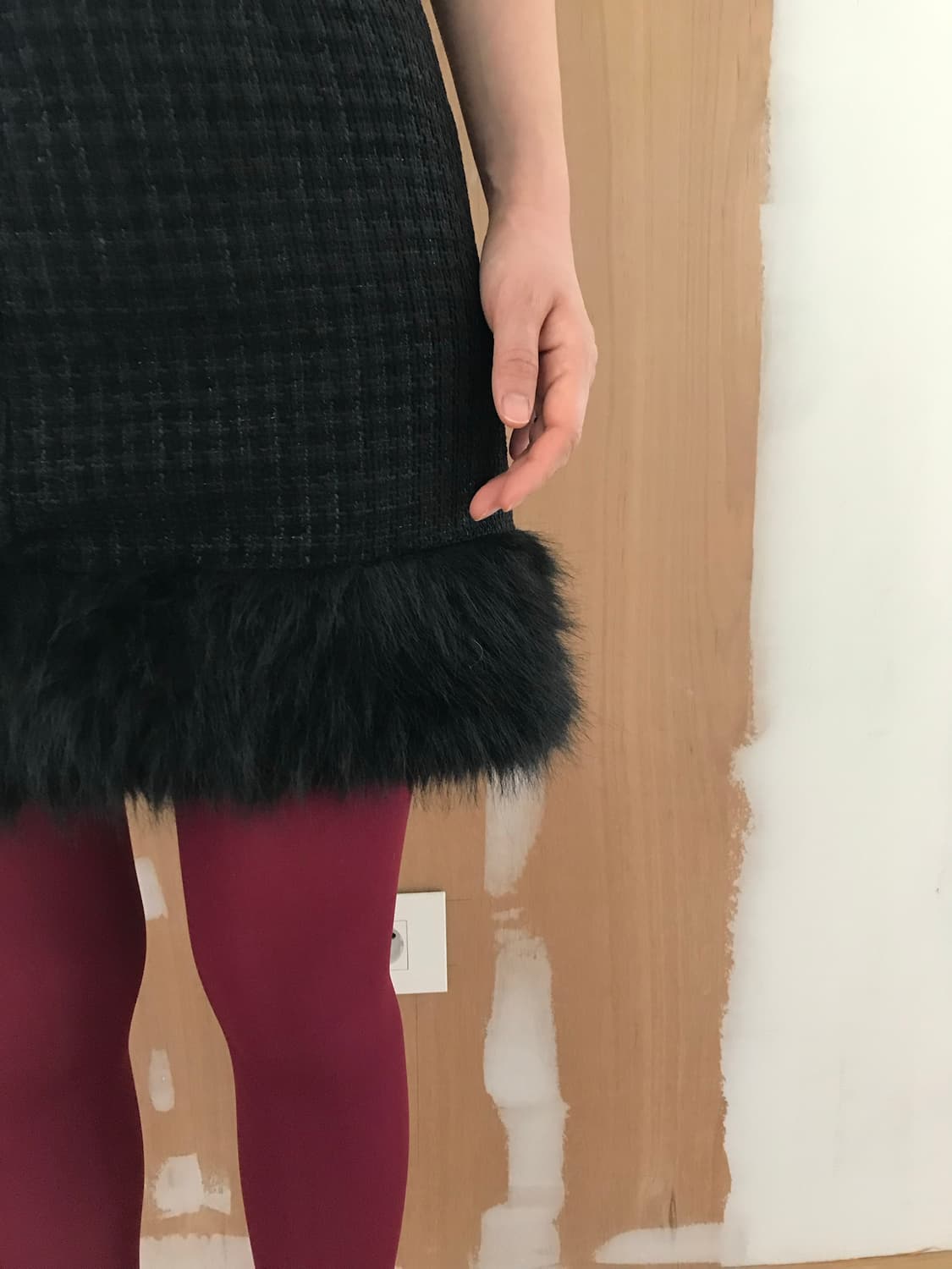 vintage fur skirt (26inch) 상품이미지2