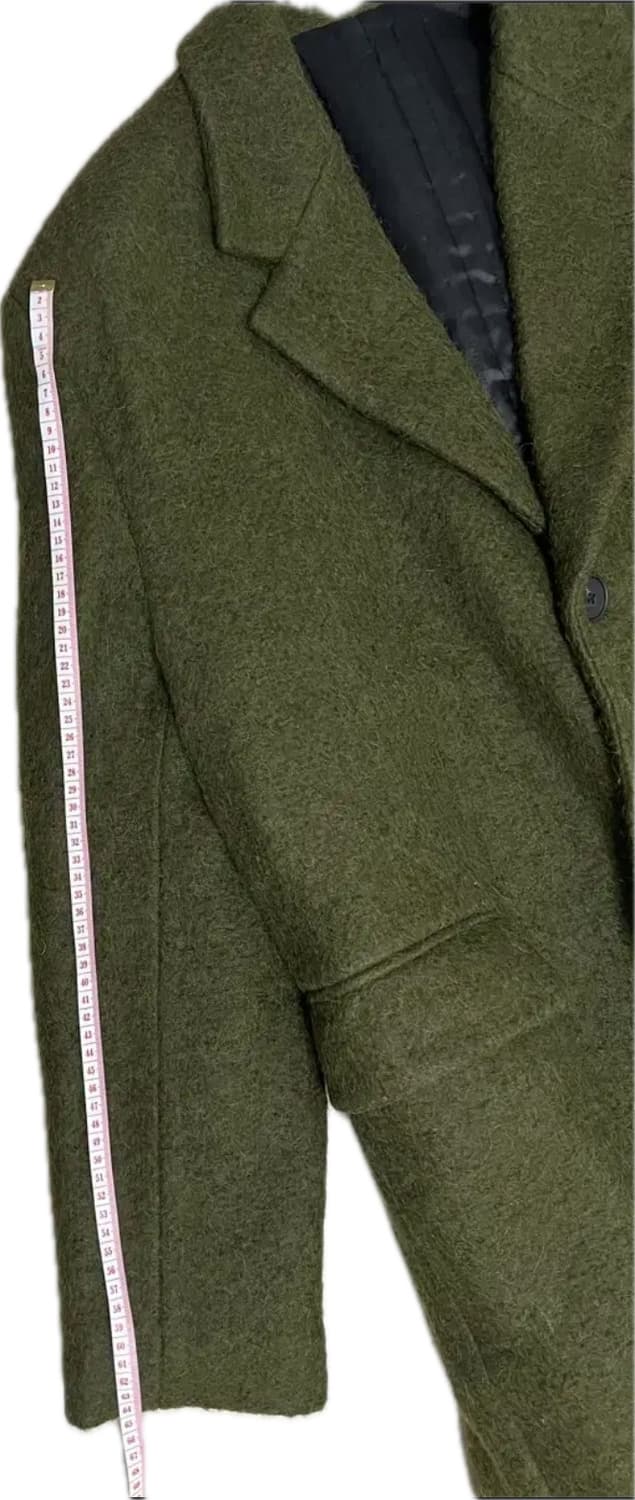 [M] STU 21F/W 그린 싱글 코트 stu office 상품이미지9