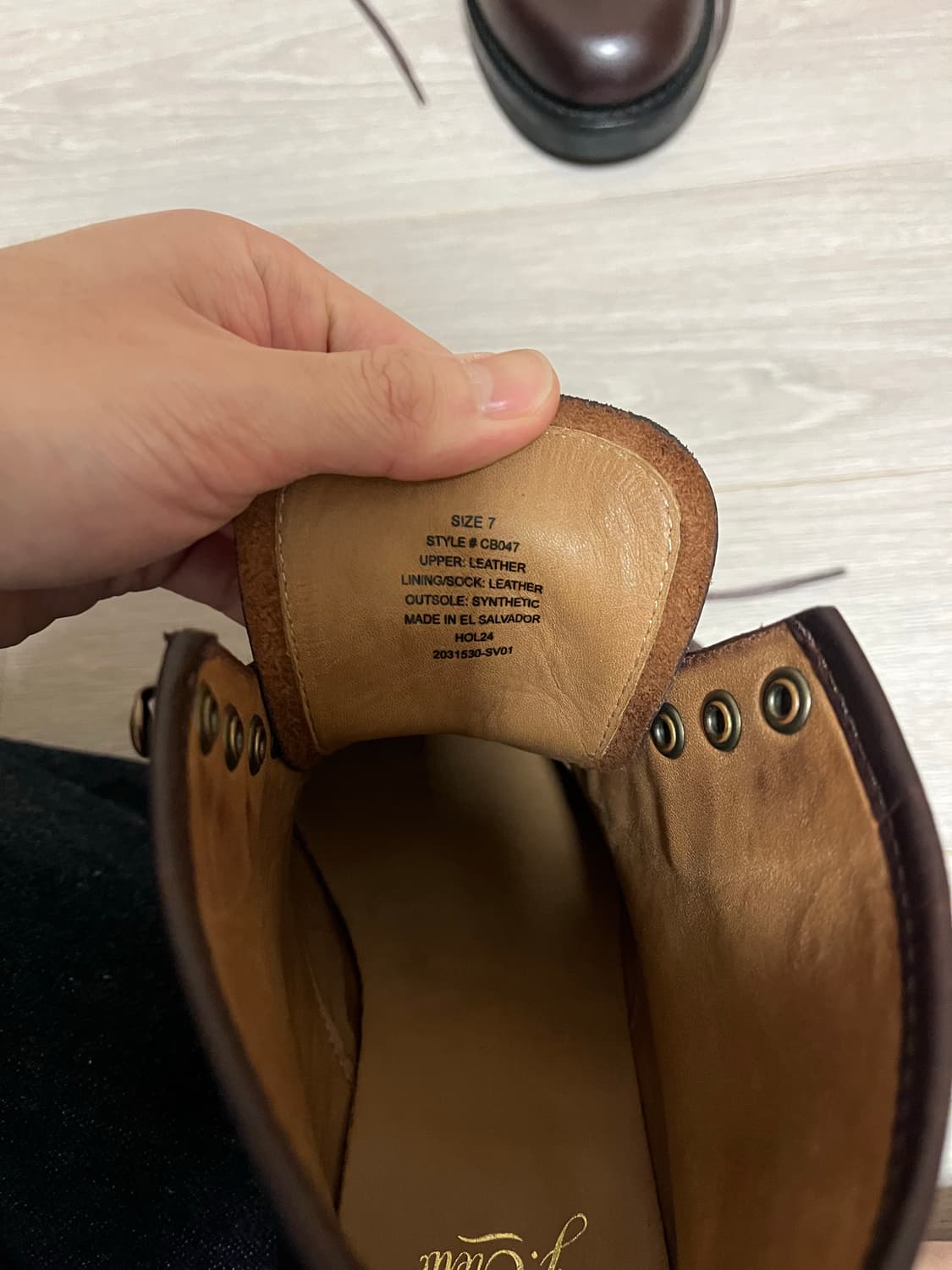 (새상품) 제이크루 잉글리시 레더 필드 부츠 상품이미지8