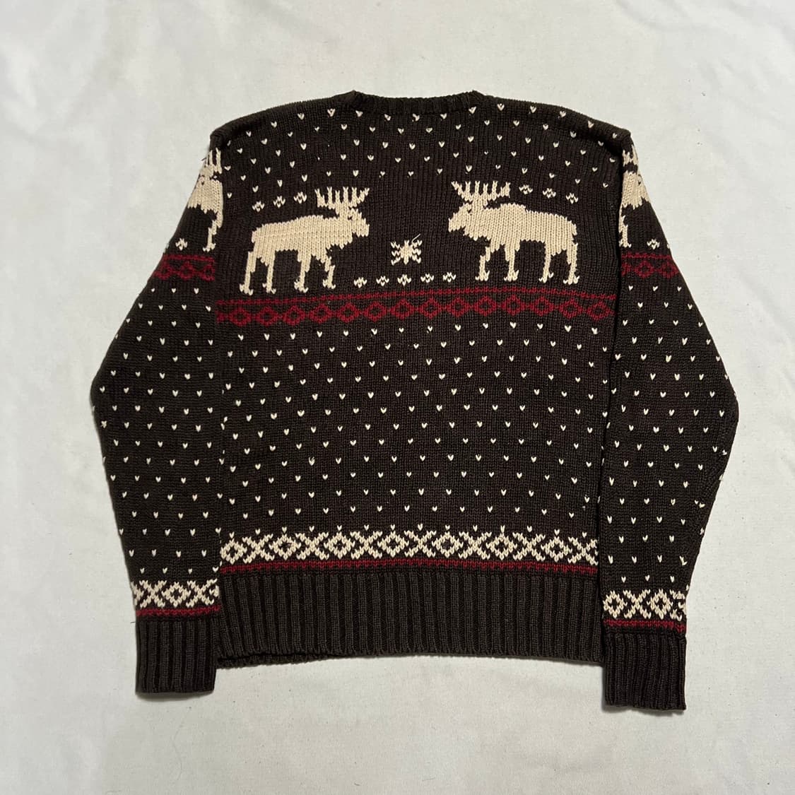 XL 폴로랄프로렌 노르딕 패턴 코튼 린넨 니트 상품이미지3