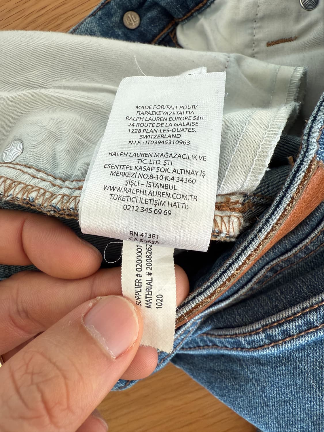 랄프로렌(Ralph Lauren) 스키니 데님팬츠 상품이미지9