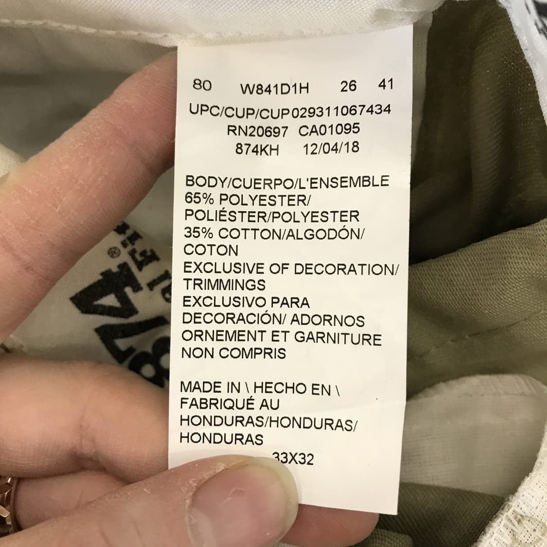 디키즈 874 오리지널핏 치노팬츠 [33x32] 상품이미지5