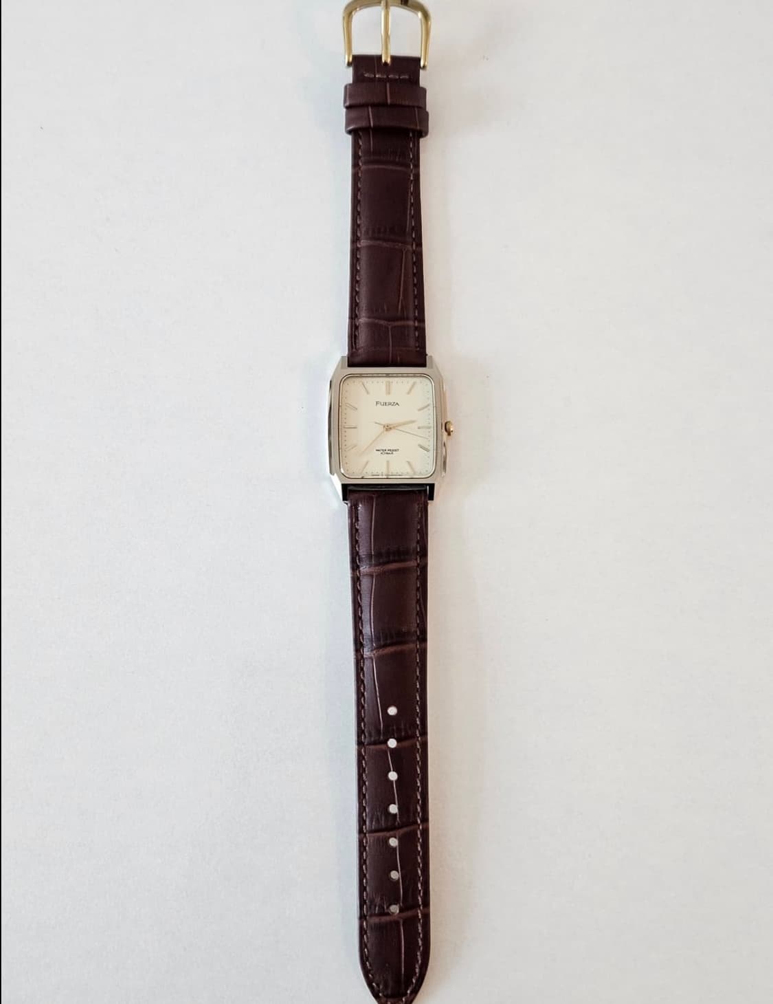 빈티지 오리엔트 FUERZA 사각 가죽 시계 상품이미지5