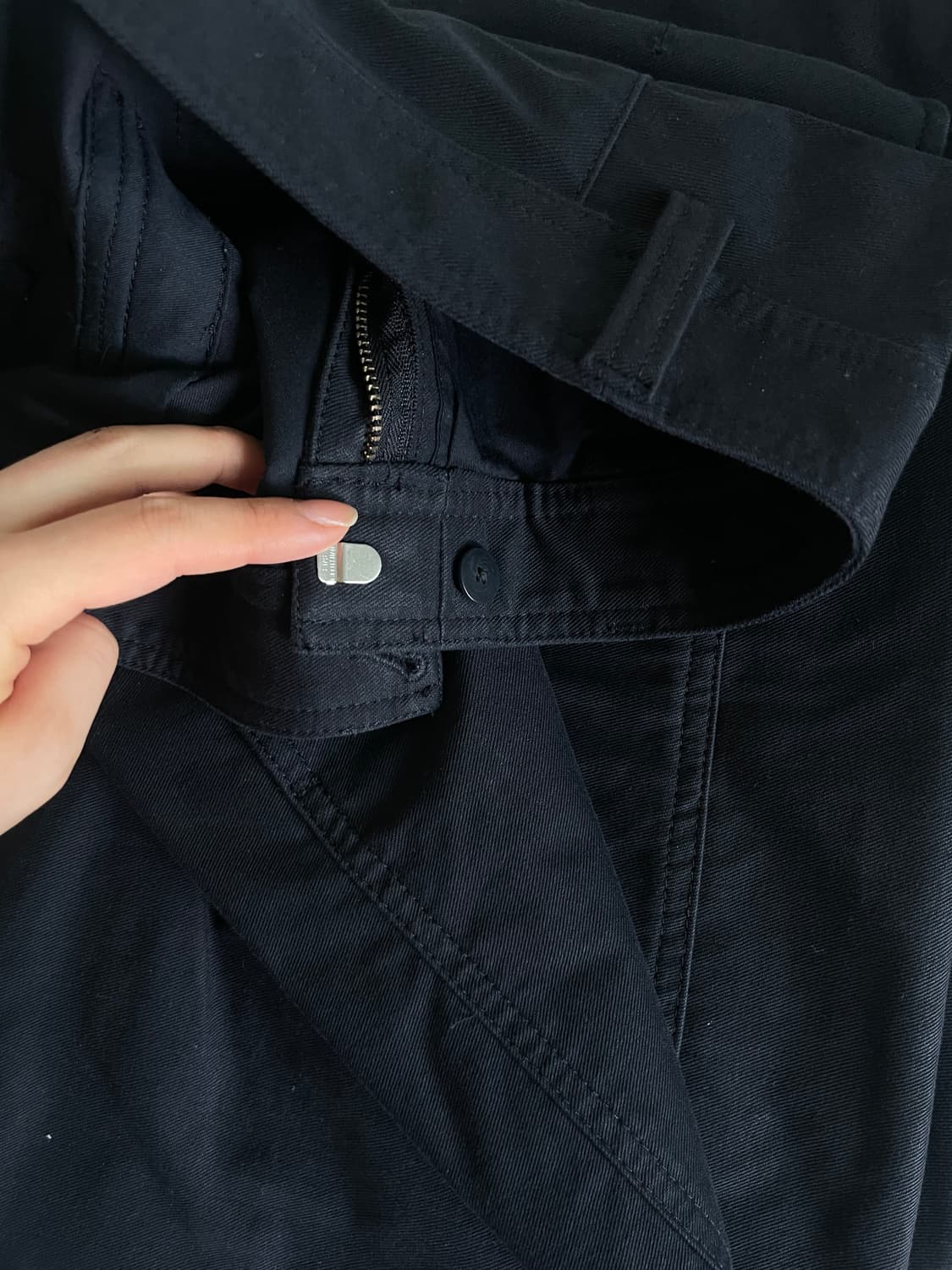 유니클로 커브드 팬츠 네이비 s 상품이미지1