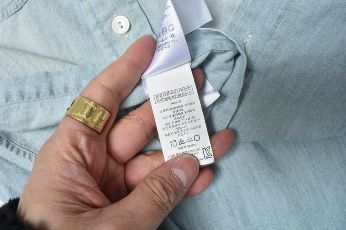 폴로 랄프로렌 포켓 데님셔츠 청남방 S N1187 상품이미지4